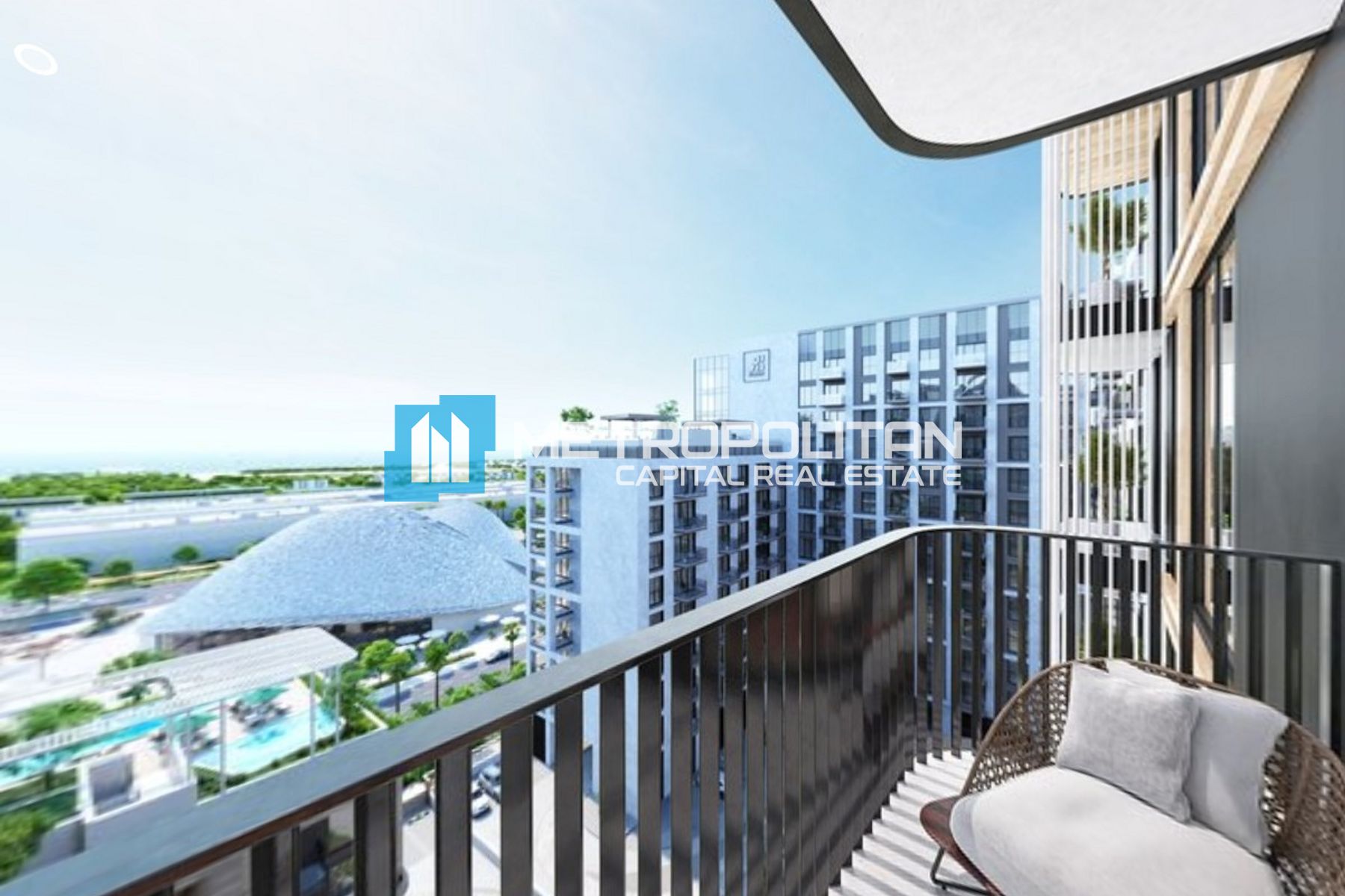 High Floor|1BR W/ Balcony|Pool View|Full Amenities