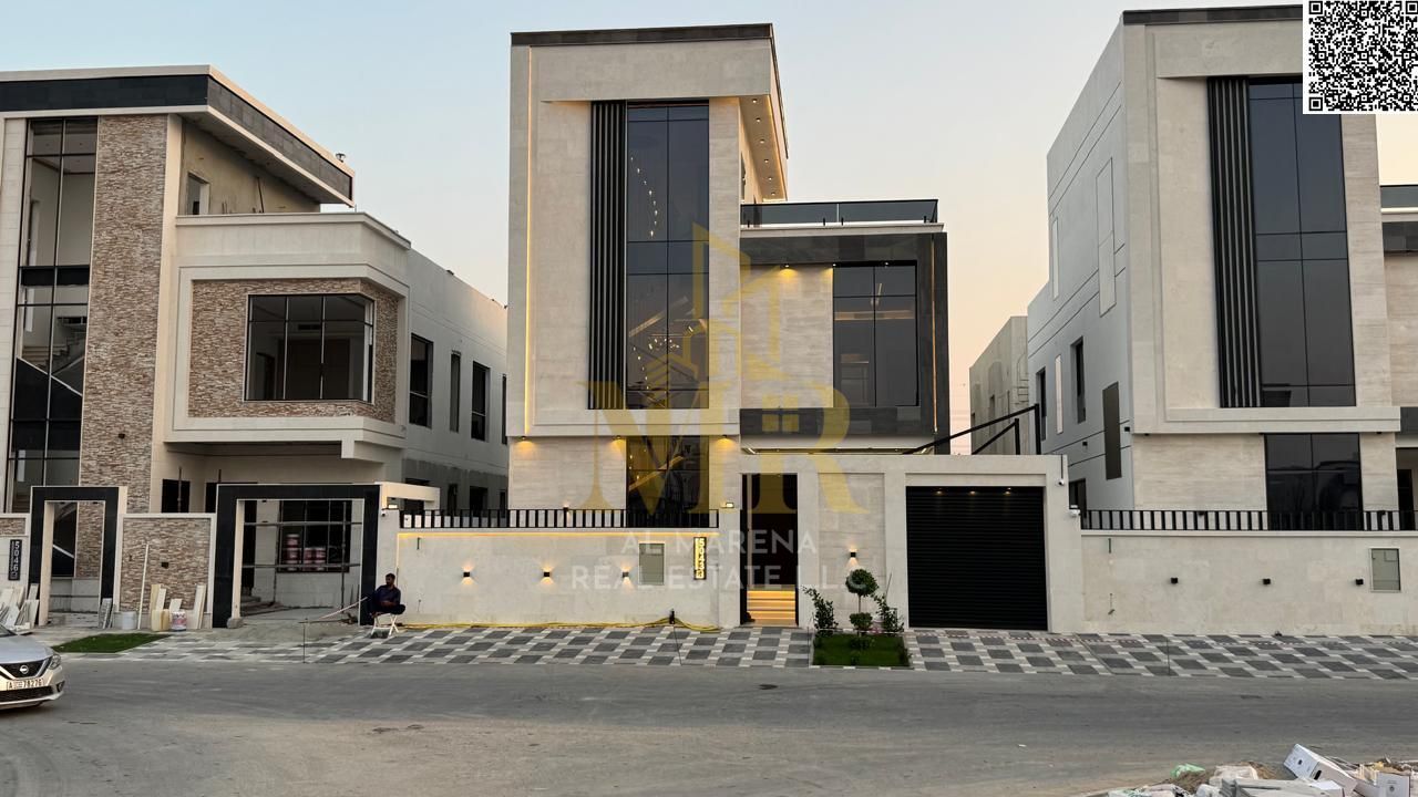 Your dream villa in Al Yasmin, Ajman. Two floors and a rooftop. Central air conditioning. Direct from the owner. Freehold ownership.