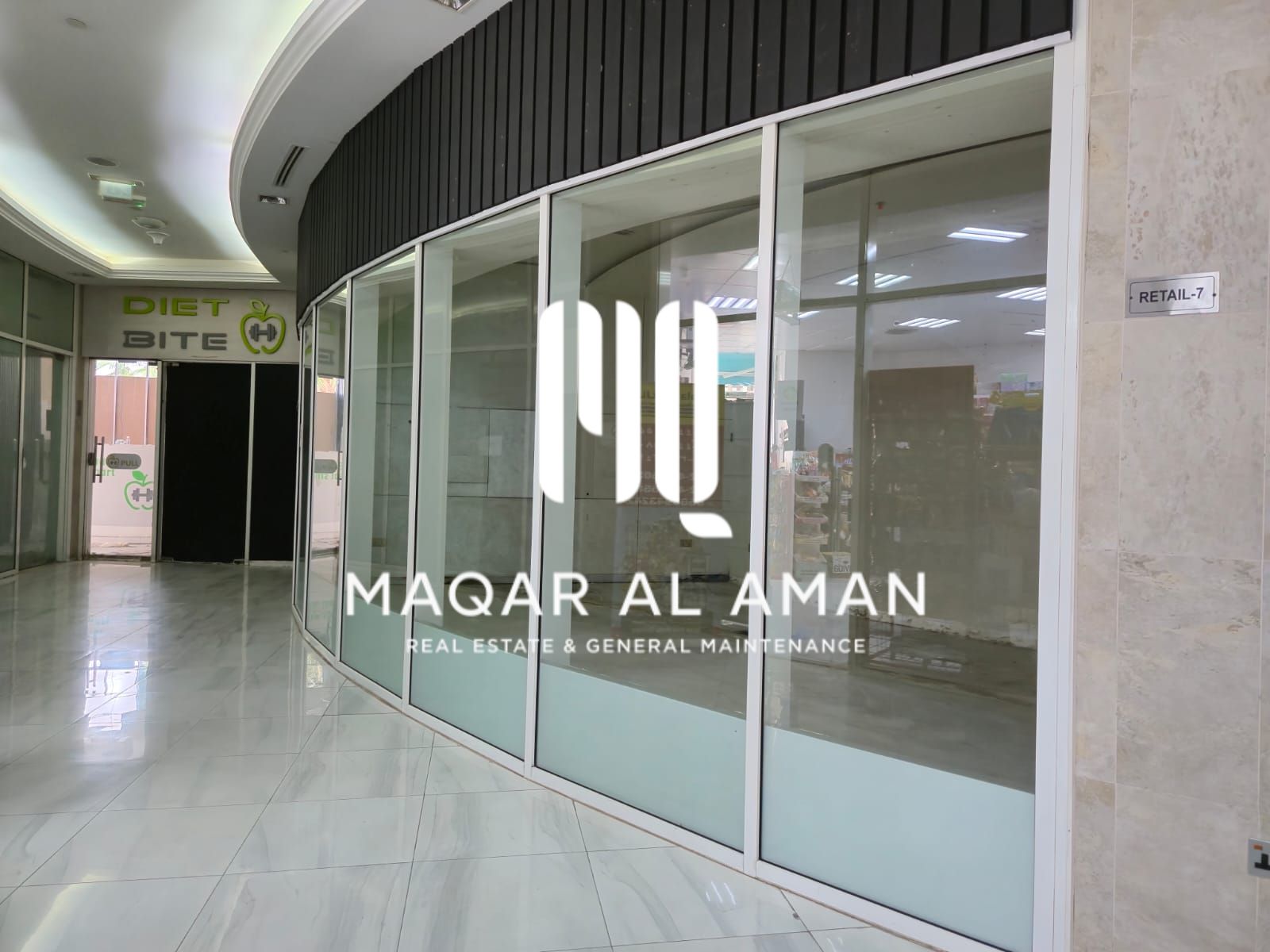 Commercial Shop for Rent in Al Falahi Tower – 46 sqm Shell & Core | Prime Abu Dhabi Location | AED 55,000 + VAT