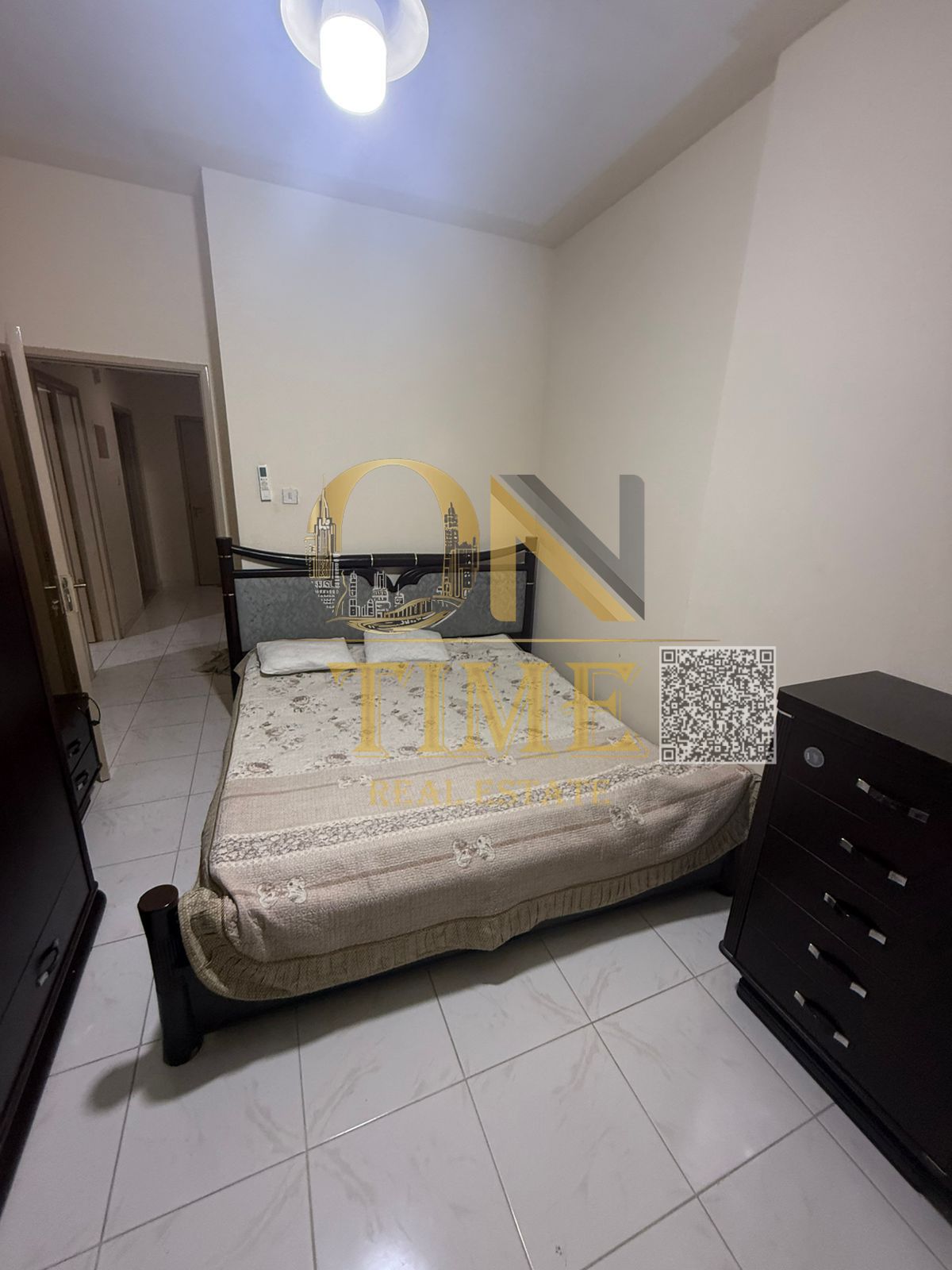 For monthly rent: A furnished one-bedroom apartment in Al Muhairi Towers