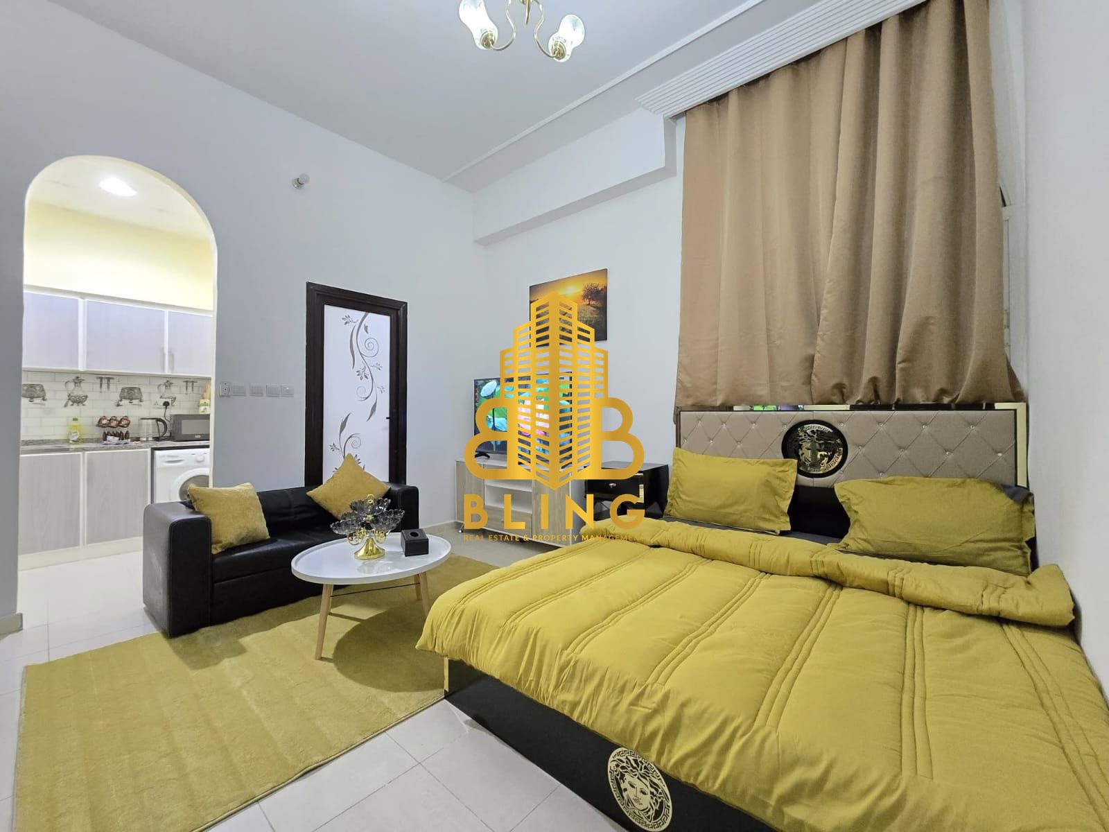 Fully Furnished Studio Apartment With Water & Electricity