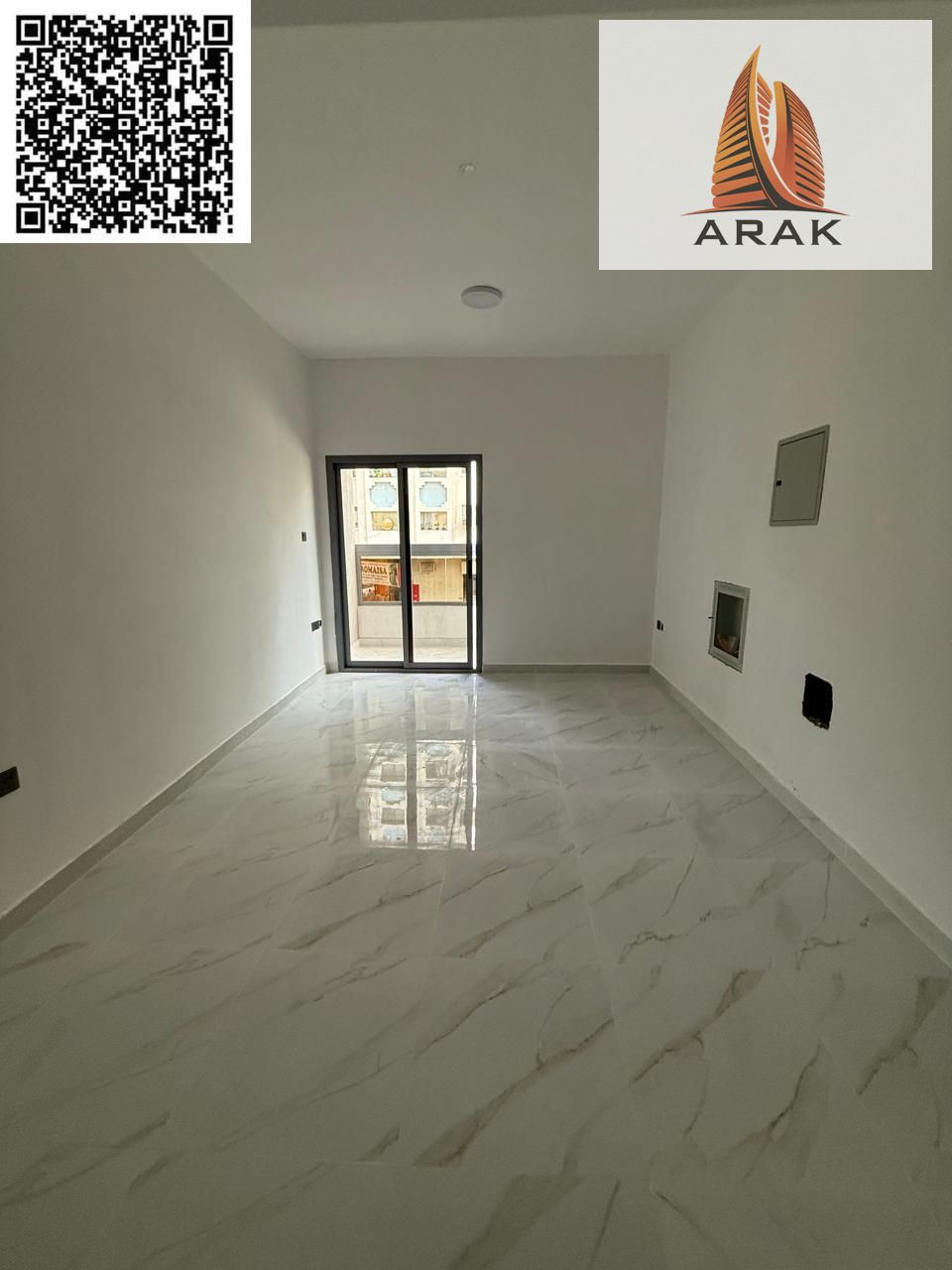 Brand new one bedroom apartment, first tenant, located in Al Karama, Ajman. Prime and highly demanded location close to Ajman Corniche and the beach