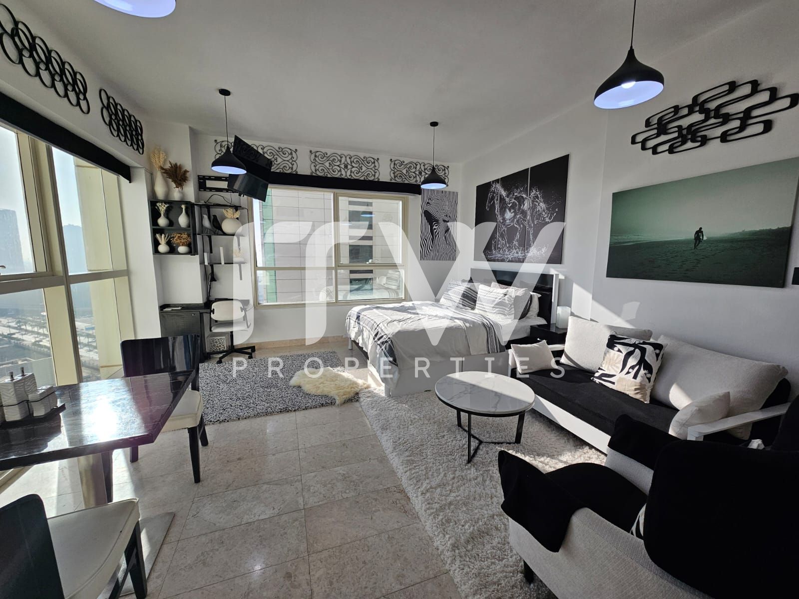 Fully Furnished Studio | High Floor | Vacant Now