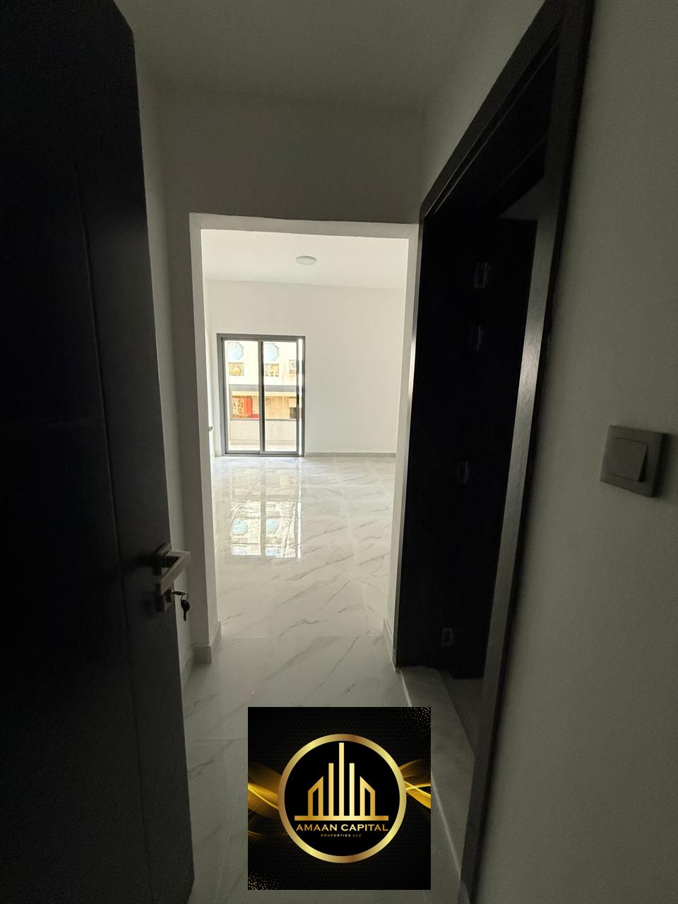 For annual rent: One bedroom and a living room in Al Karama area, near the Corniche and Al Nakheel, Ajman