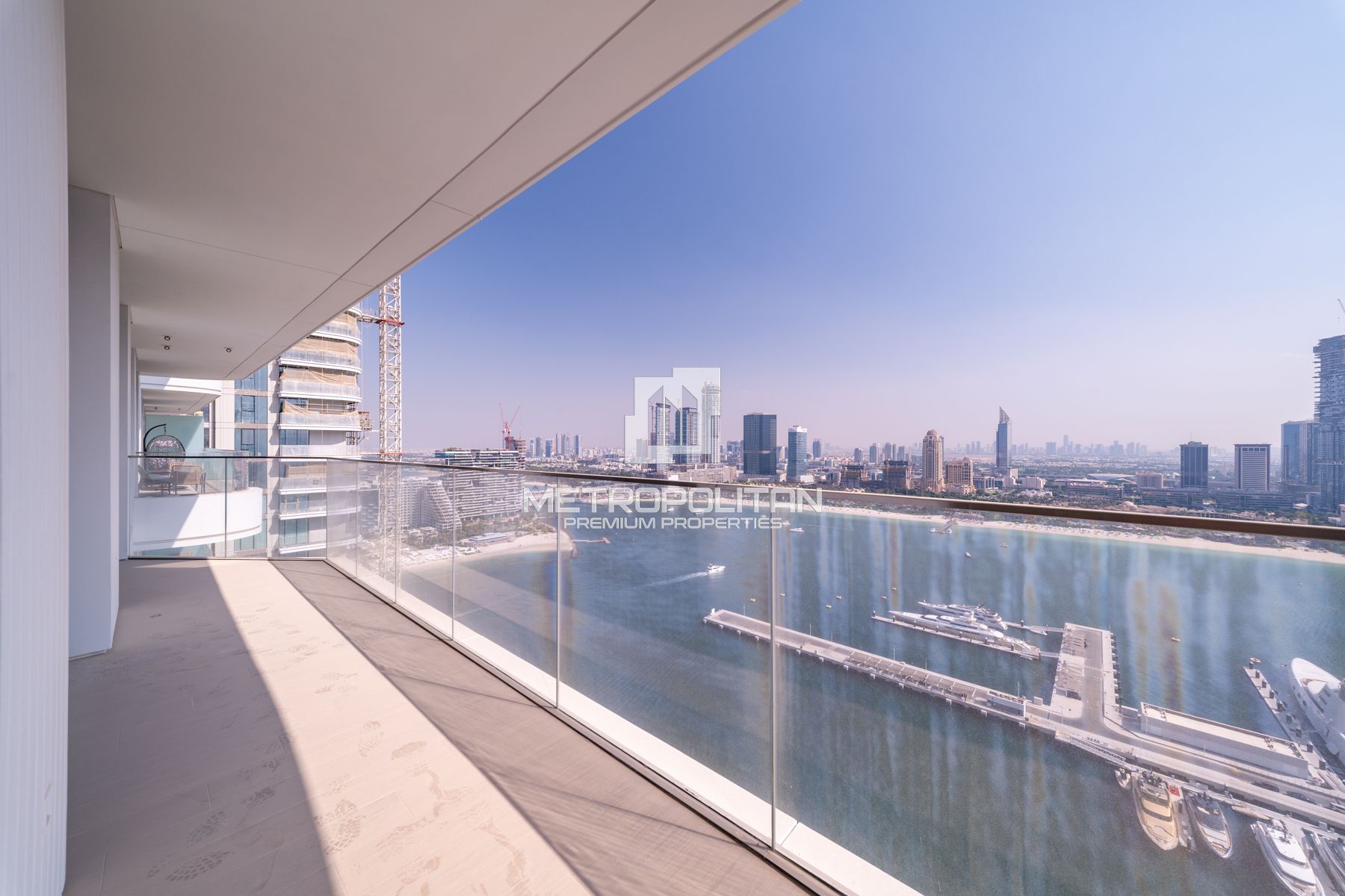 Brand New | Full Marina and Sea View | High Floor