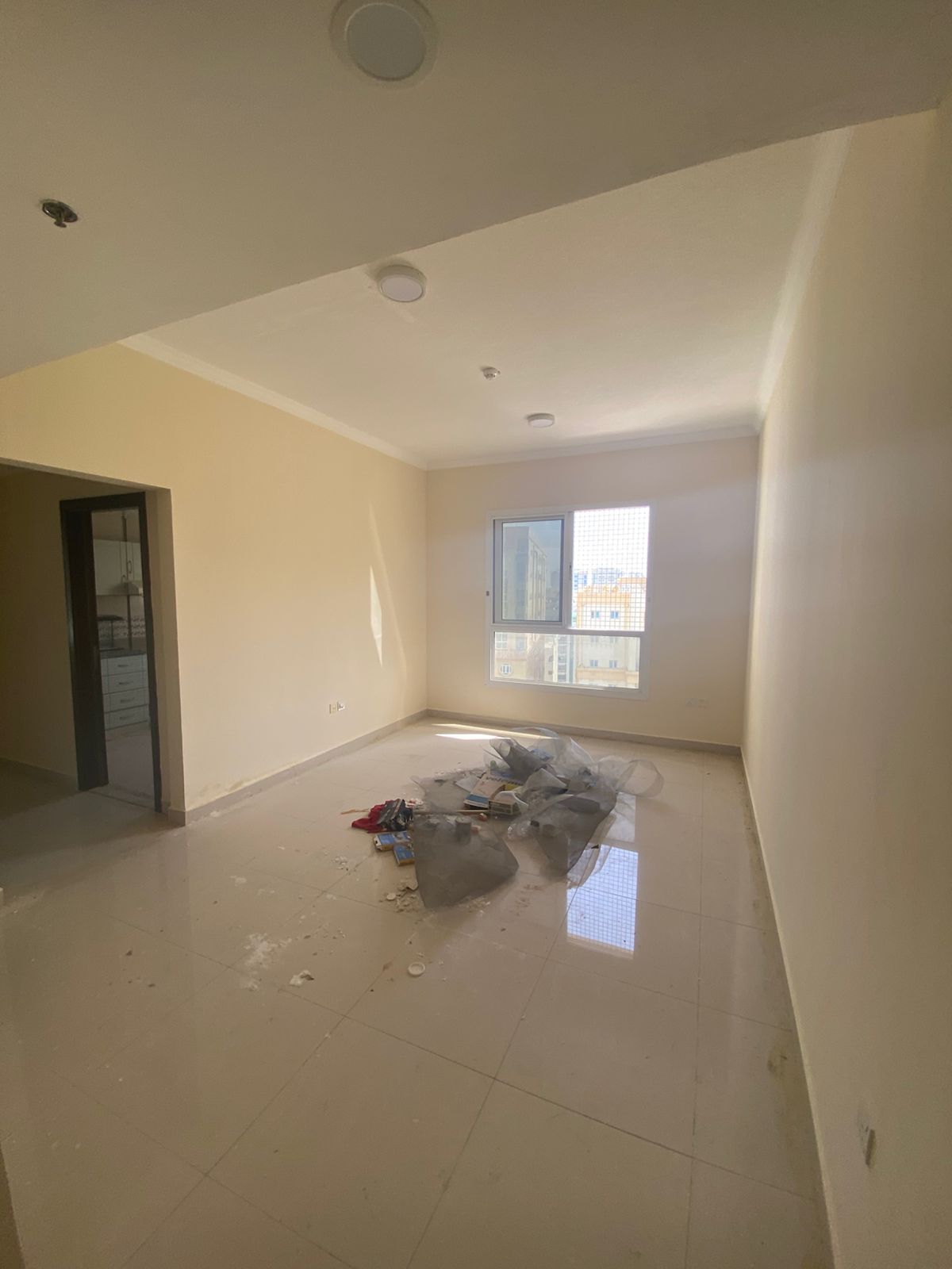 Two-bedroom apartment with a living room and 3 bathrooms in Abu Shagara. Rent 45,000 AED, 4 installments only.