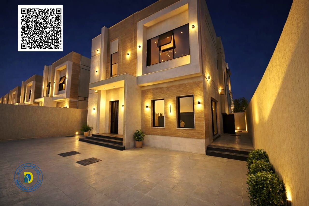 Own a villa in Al-Haliyo area, excellent location, with a price that includes water, electricity, and registration fees.