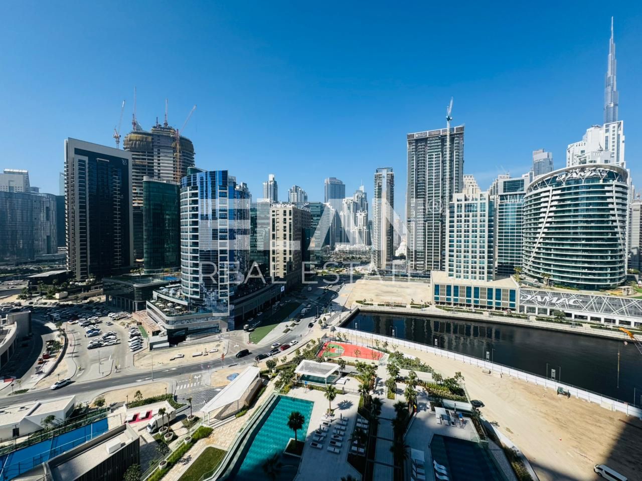 Mid-Floor | Burj and Canal View | Unfurnished | Bright