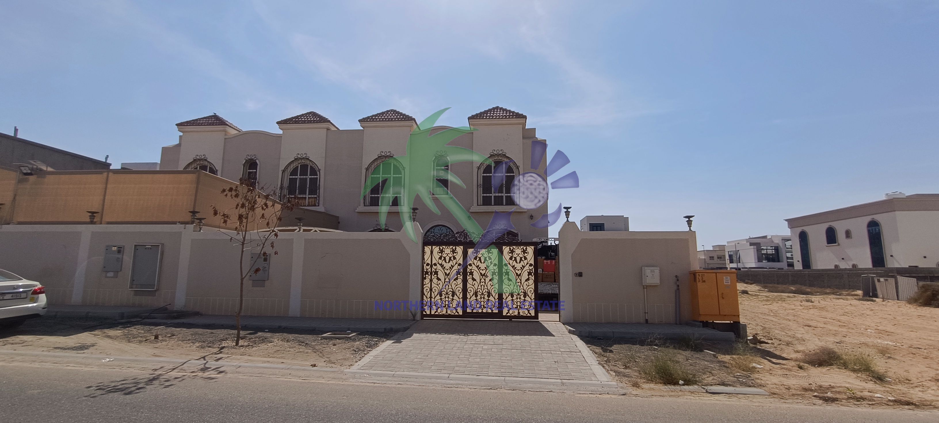 Luxury villa for rent in Al Hooshi area - Sharjah - United Arab Emirates.