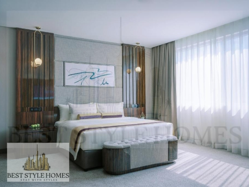 6 Months Stay, Two Bedroom Hall, Monthly Payments, Fully Furnished Hotel Apartment