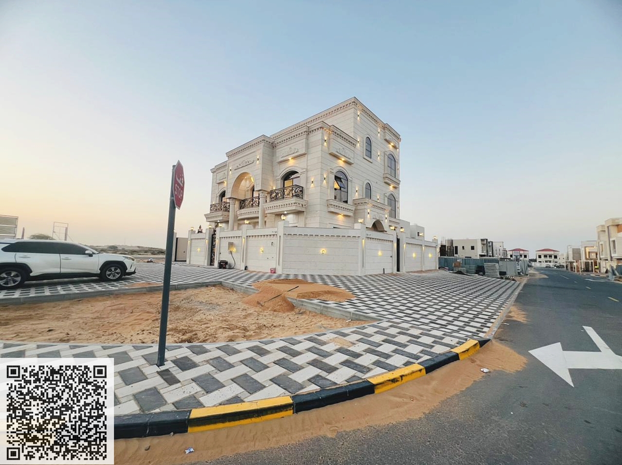 Villa for sale – Luxurious classic design – Corner villa on two streets – Al Zahiyah / Ajman