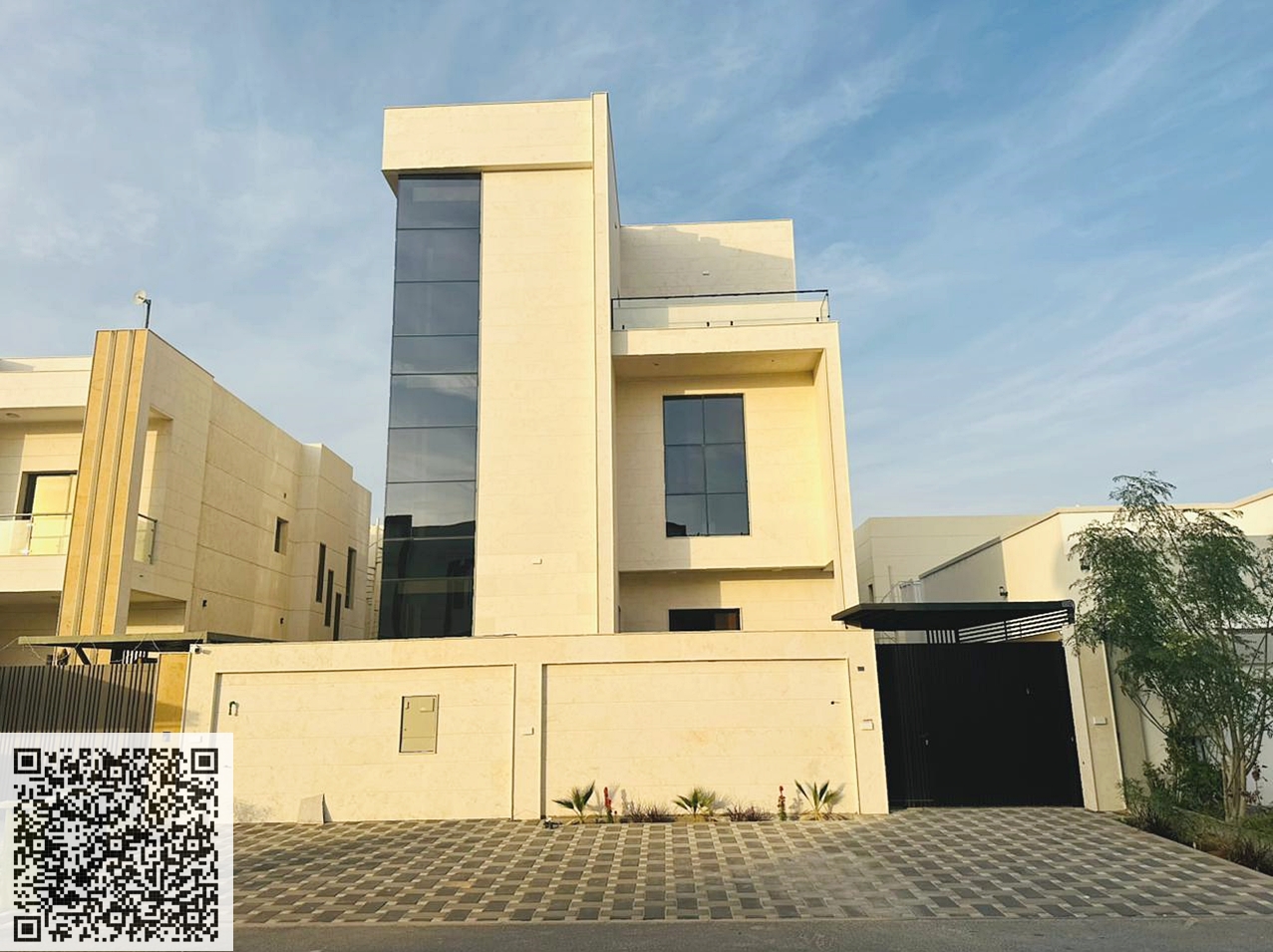 Luxury villa for sale in Al Zahia – Two floors + roof – European design and VIP finishing