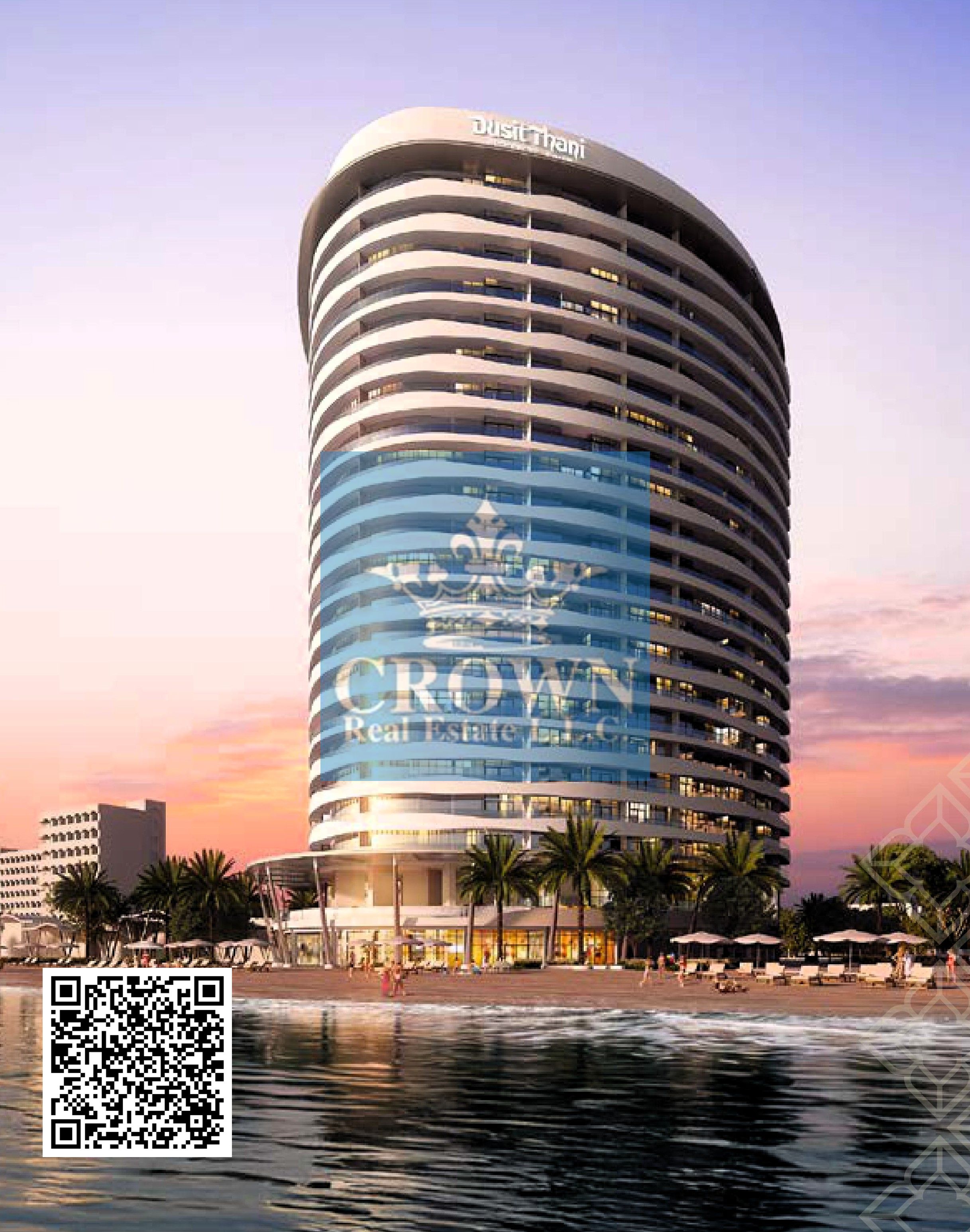 5% DP only - Dusit Thani Residences - 1 Bedroom Hall - Beachfront & Sea View - in 5 YRS. Payment plan