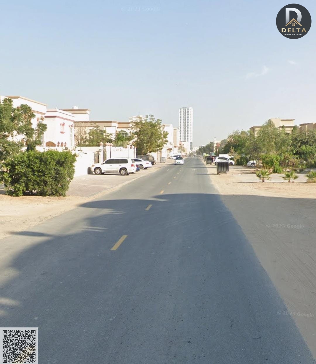 For sale: Residential/commercial land with a very large area | 10,000 sq ft | Suitable for building a +1 building with shops on the ground floor in Al