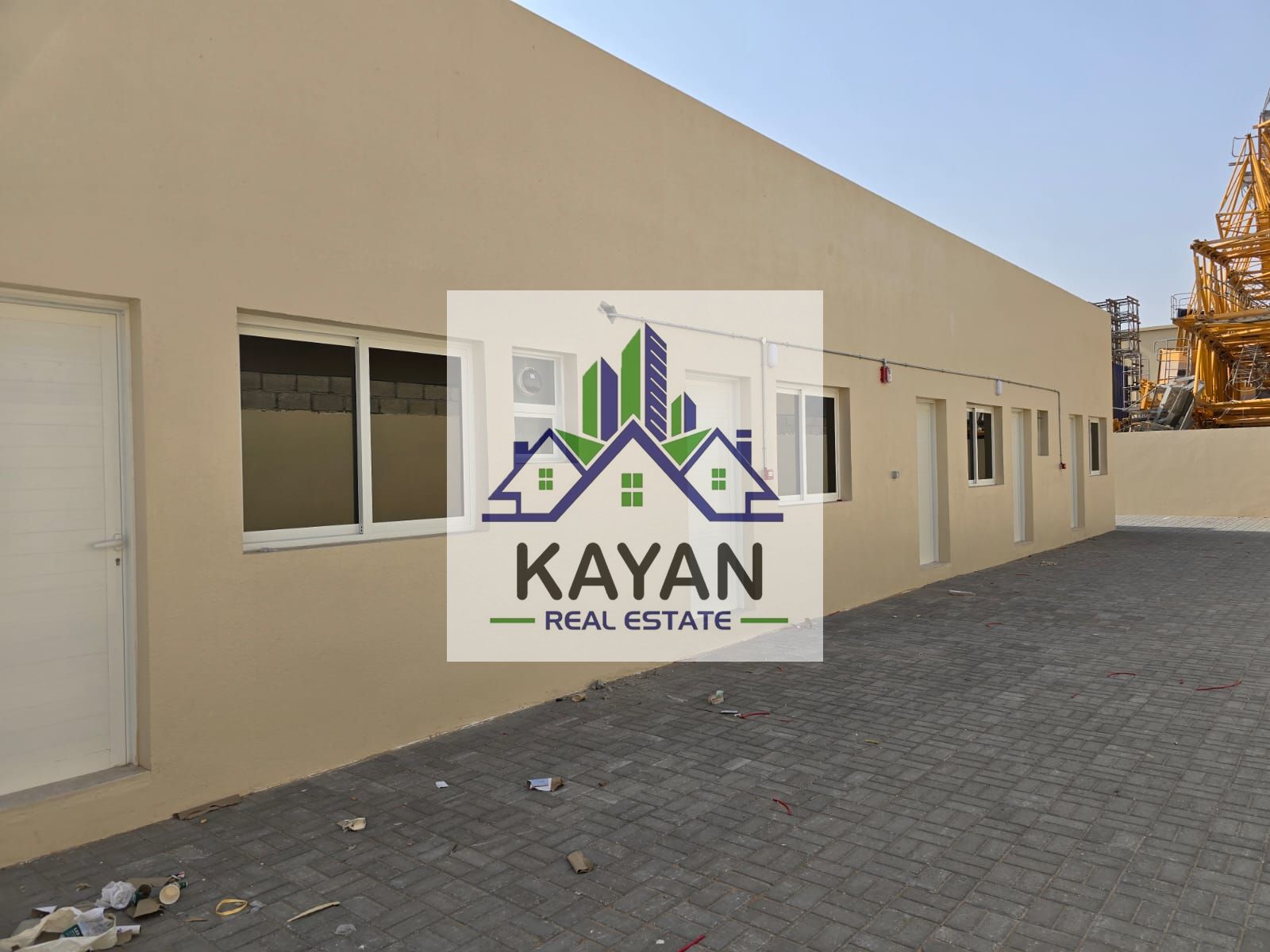 For Rent: Spacious yard 29,000 sq. ft-open warehouse-3 rooms, 3 bathrooms, and a separate office