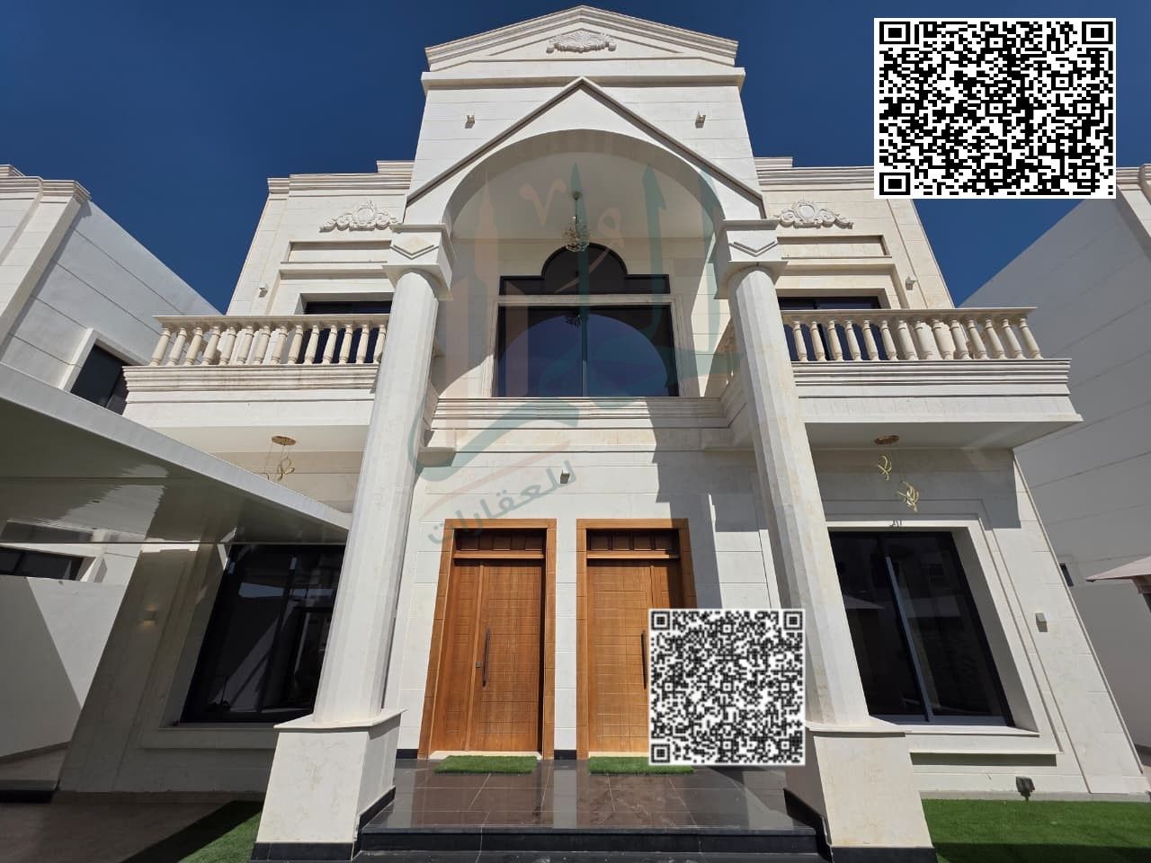 Villa for sale in Ajman – Elegant classic design Location: Al Amrah area – directly opposite the mosque and behind Al Hamidiya Park