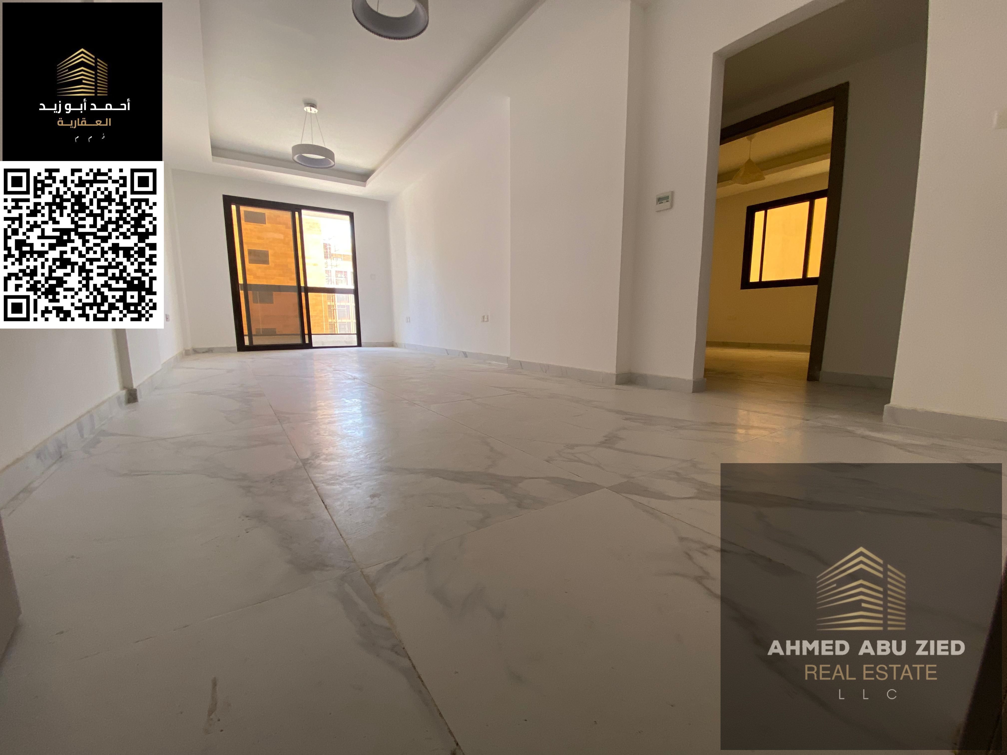 Elegant brand-new 2BR in Al Jurf 3 with balcony, 3 bathrooms, free month, flexible payments, and quick access to Sharjah and Dubai