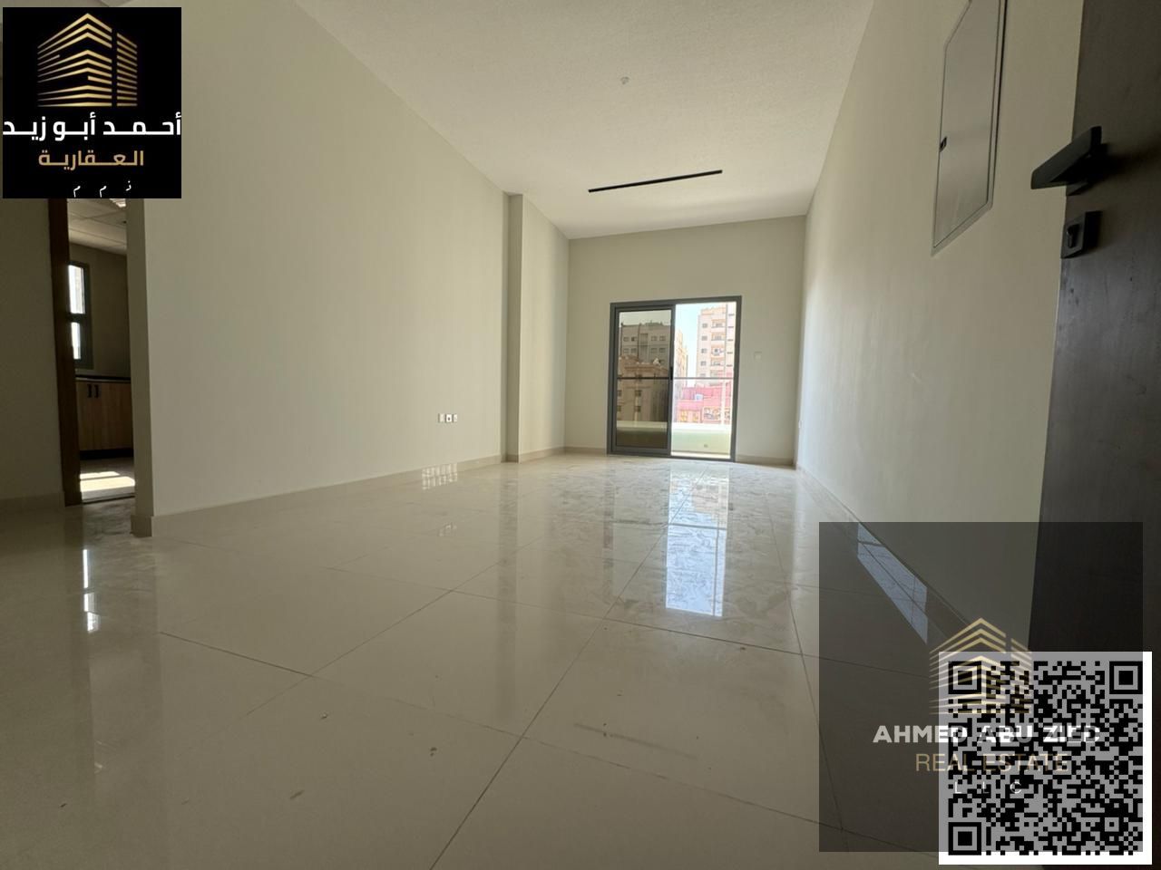 Luxury 3 Bedroom Apartment for Annual Rent in Al Nuaimiya 1 near Al Hikma School, Brand New First Tenant, Spacious Layout, Balcony, Central A/C
