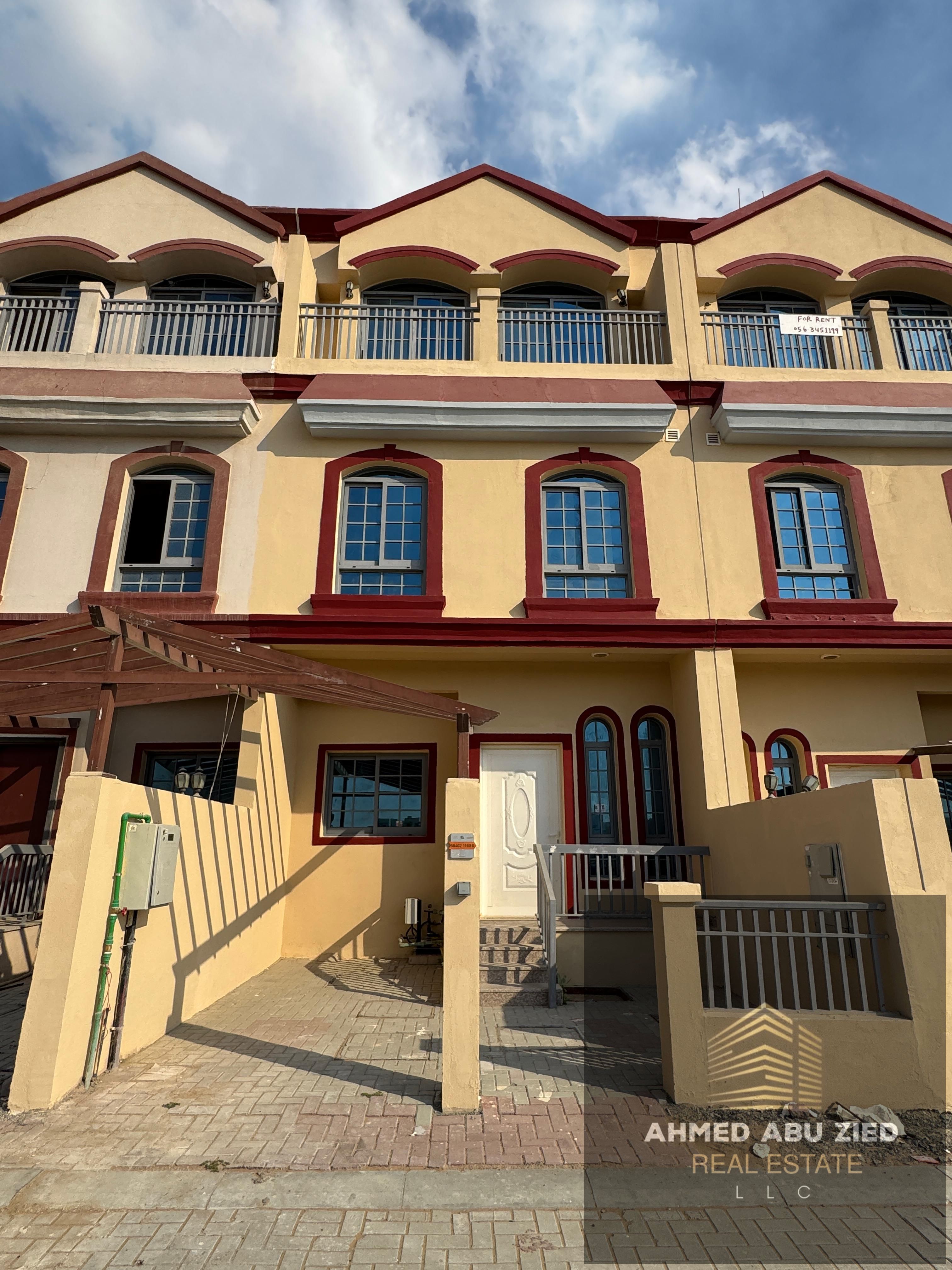 Luxury Uptown for Annual Rent in Al Zahya with Modern Design, Two Floors, 2 Bedrooms, 3 Bathrooms, Quiet Location and Easy Access to Sharjah & Dubai