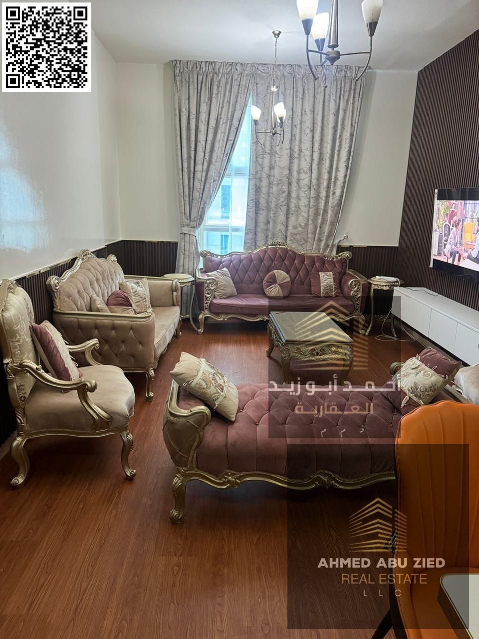 Fully Furnished 2 Bedroom Apartment for Annual Rent in City Towers Ajman opposite Grand Mall, Balcony, Free Parking, Prime Location, Easy Access to Du