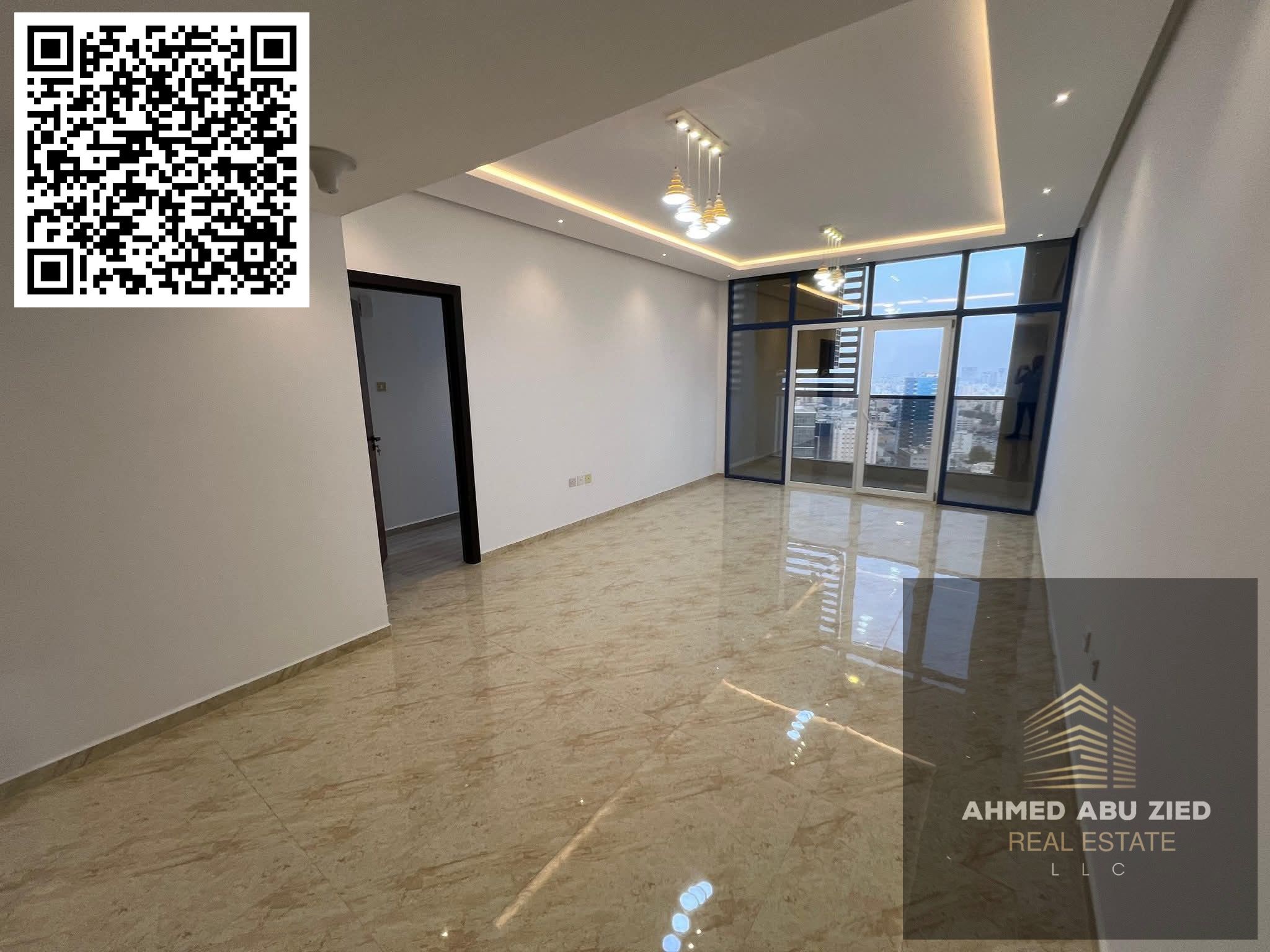 1BHK first occupancy with hall in Al Naimiya 3 Ajman near Verona Roundabout with balcony, central AC and spacious layout AED 45,000