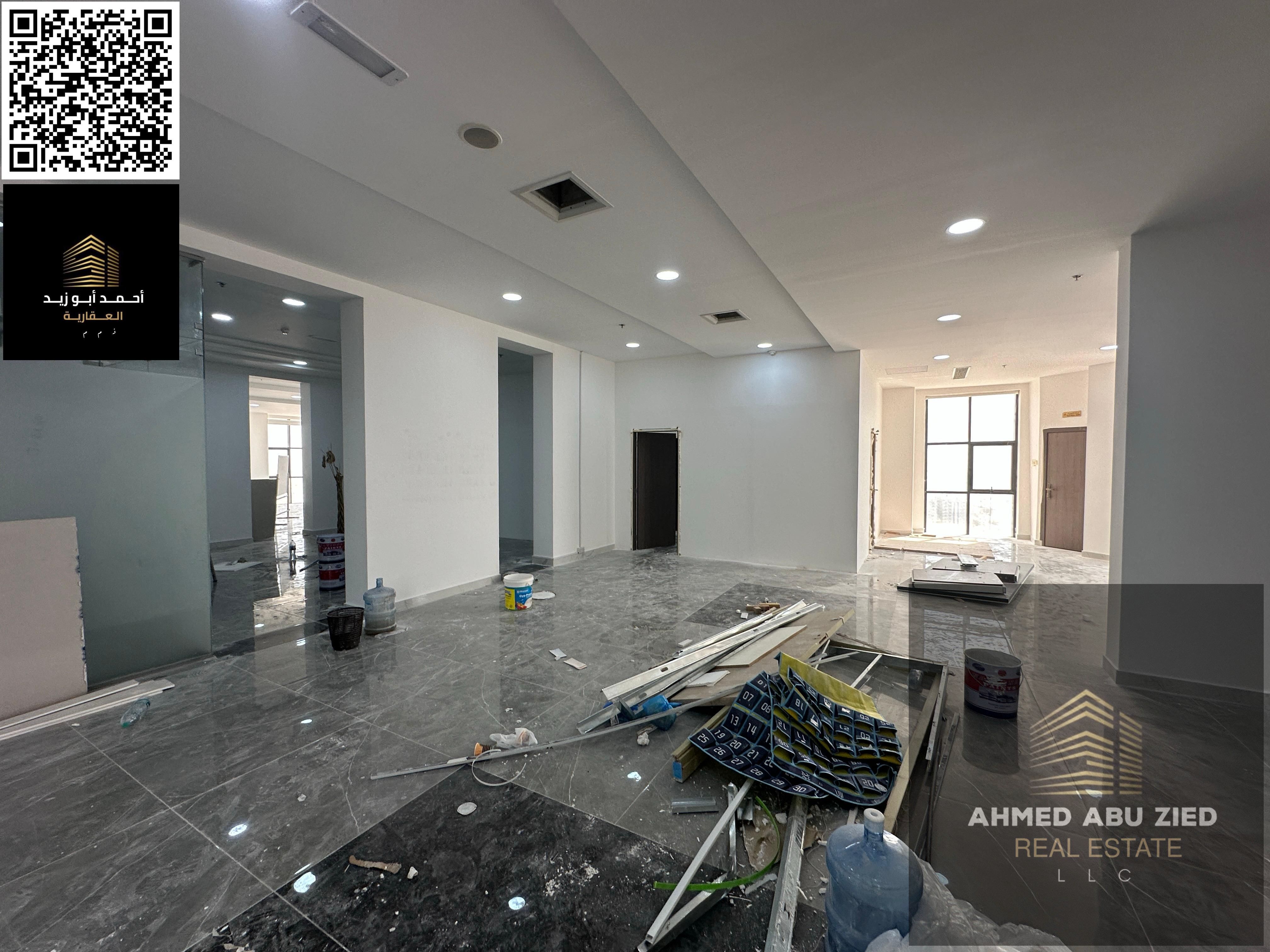 Full Floor Office for Rent in Al Rashidiya 1 Ajman, 5,000 Sq. Ft, Creek View, Gym, Pool, Aqua Park, Parking, Prime Location, Competitive Price