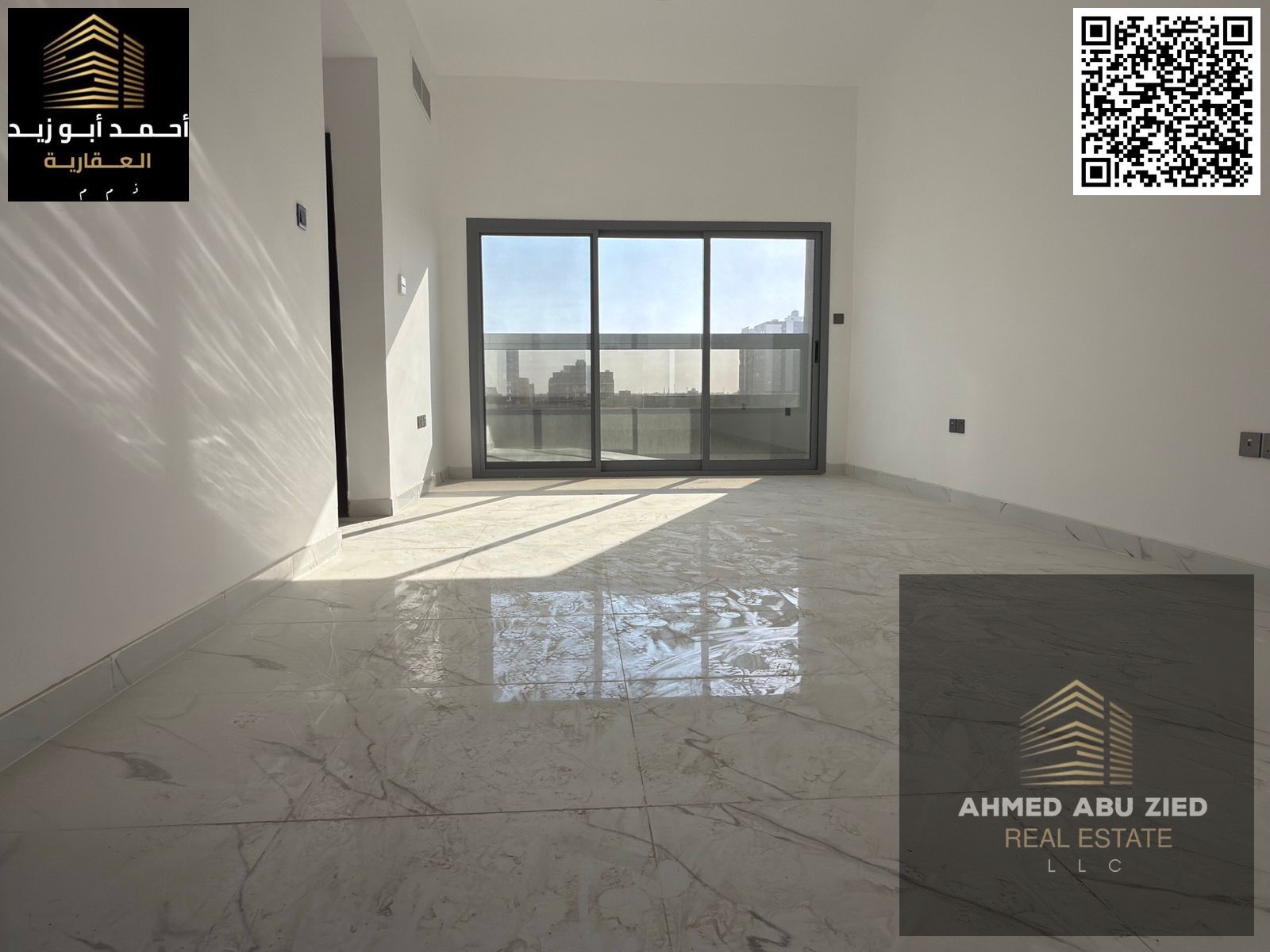 First Tenant 1 Bedroom Apartment for Rent in Al Jurf 3 Ajman, Brand New Building, Balcony, 2 Bathrooms, Built-in Wardrobes, Free Maintenance