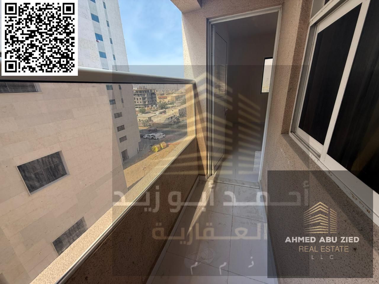 Staff Accommodation – 1BHK Apartment for Annual Rent in Al Jurf 3, Ajman | Master Bedroom | 2 Bathrooms | Balcony | AED 35K | 4 Cheques