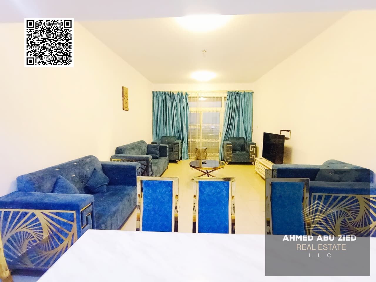 The most luxurious two-bedroom apartment for annual rent in Horizon Towers, Rashidiya 1, Ajman