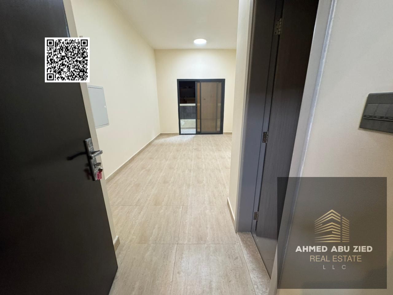Largest one-bedroom apartment with a living room and two bathrooms for annual rent in Al Rashidiya 3, close to all services and exits.