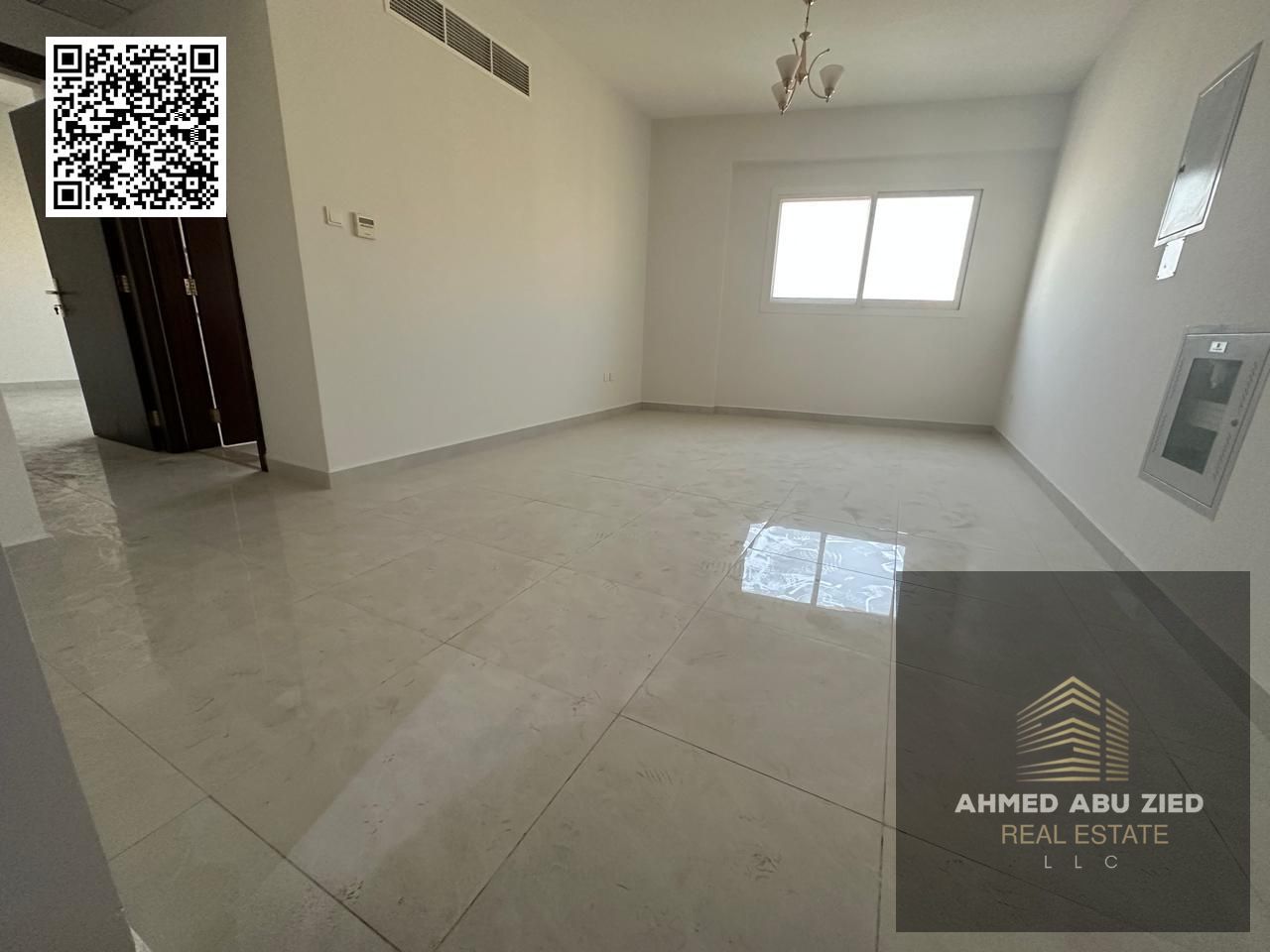 Luxurious one-bedroom apartment with a living room and two bathrooms, brand new,parking for annual rent in Al Rumaila, Ajman, near the Corniche.