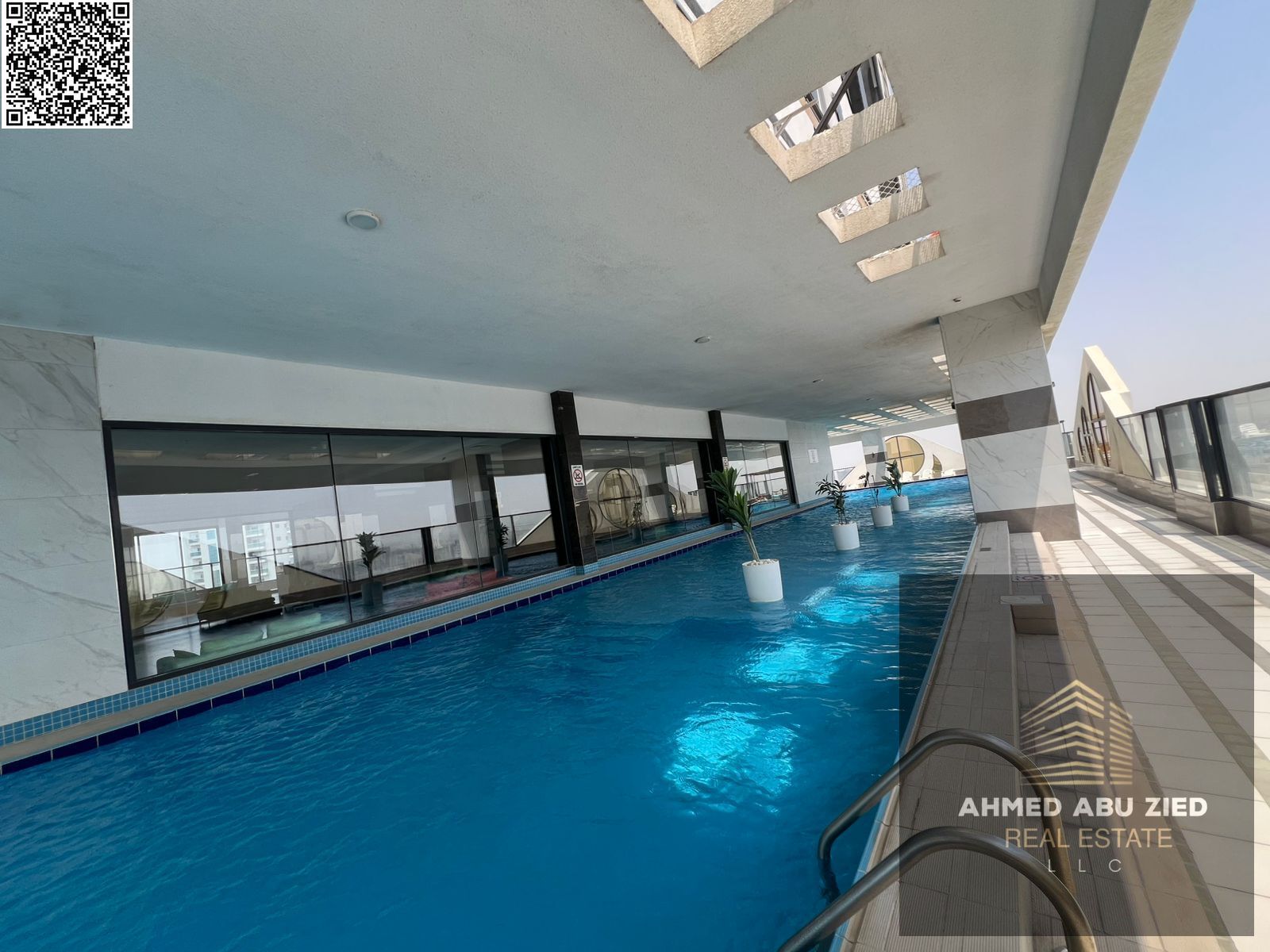 1BR hall with gym, pool, aqua park & kids area, American kitchen, built-in wardrobes, modern elegant finishes & designs, prime location near all servi