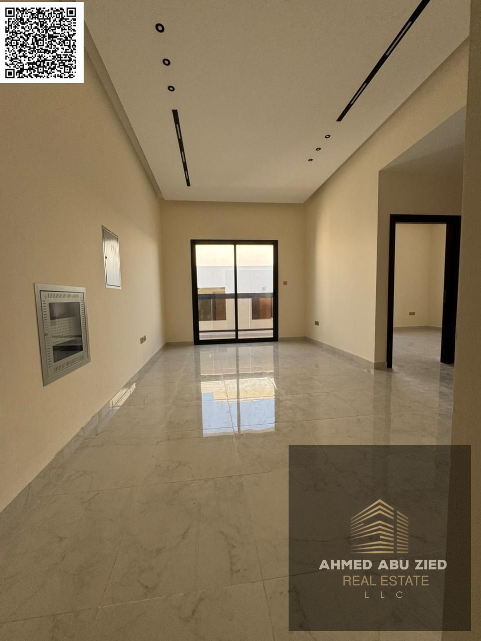 Brand New 1-Bedroom Apartment for Annual Rent in Al Jurf 3 – Super Deluxe Finishing, Balcony, Central AC & 1 Month Free