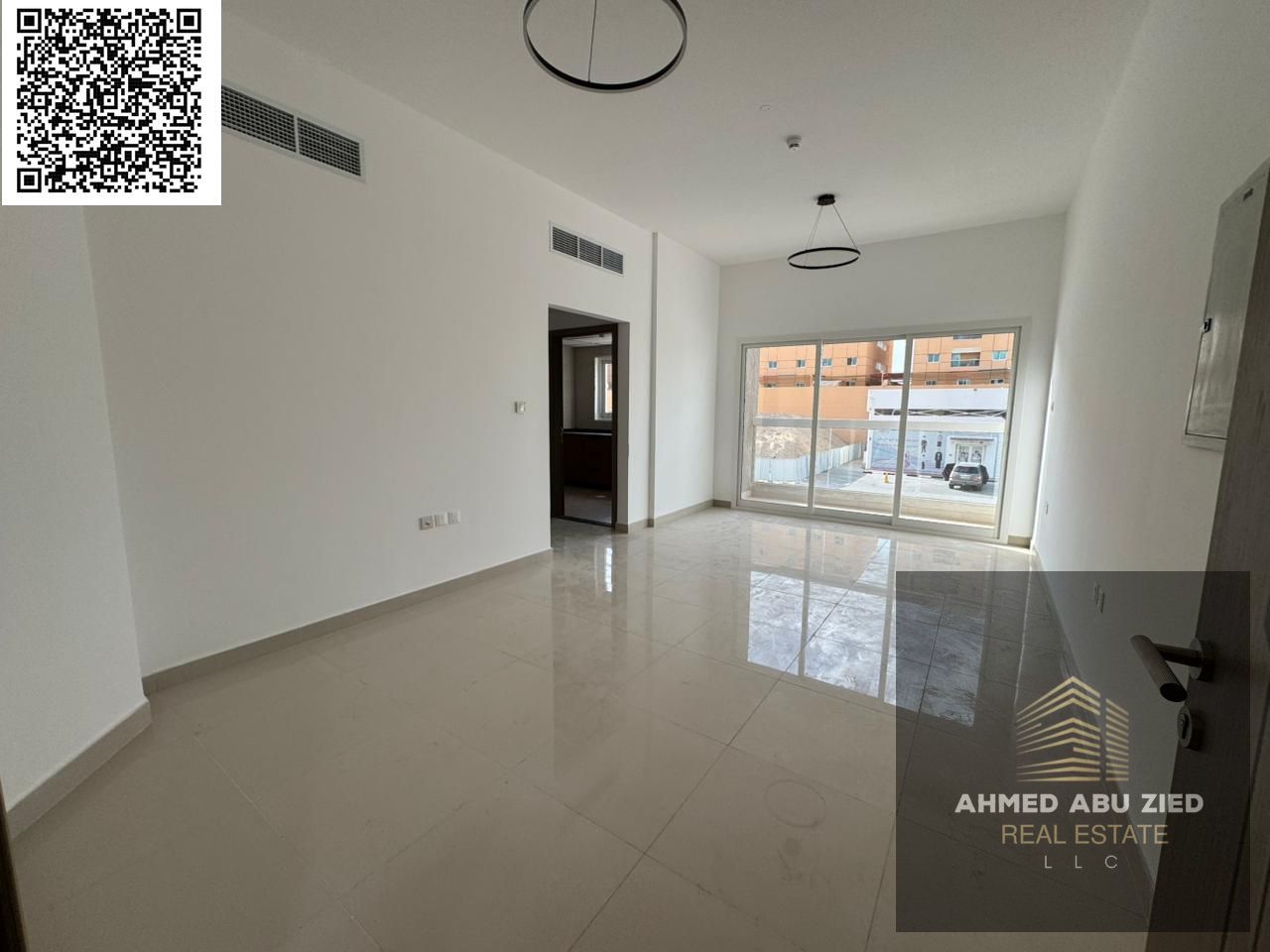 One-bedroom apartment for annual rent in Al Jurf 3 – first occupancy – central air conditioning – super deluxe finishing – easy access to Dubai – clos