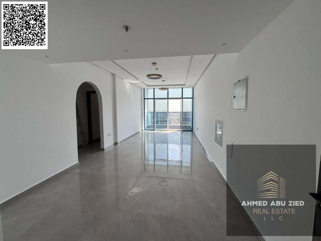 First tenant luxury 2BR hall Nuaimia 3 | Balcony with open view, wide equipped kitchen, central AC, prime location | Free parking