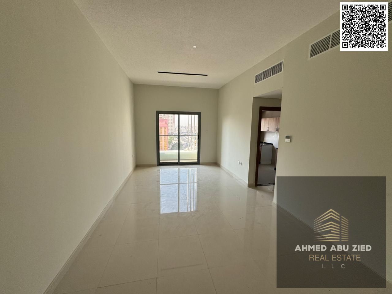 Largest luxury 2BR hall, first tenant, annual rent in Nuaimiya 1 | built-in wardrobes, balcony with open view, central AC | prime family location