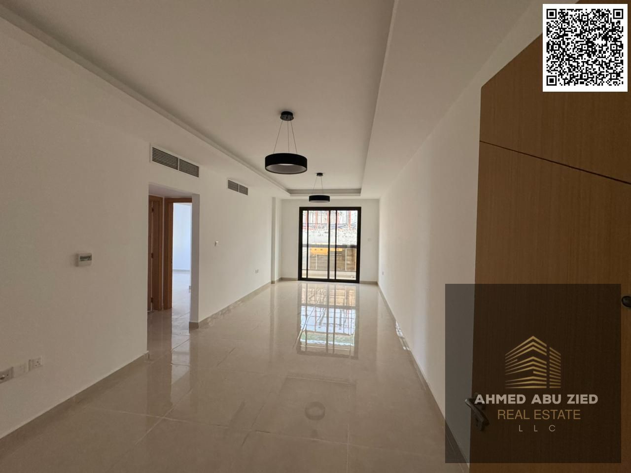 Brand new building, first tenant in Al Jurf 3. Beautiful 2BR apartment with living room, balcony, wide equipped kitchen, modern family-friendly finish