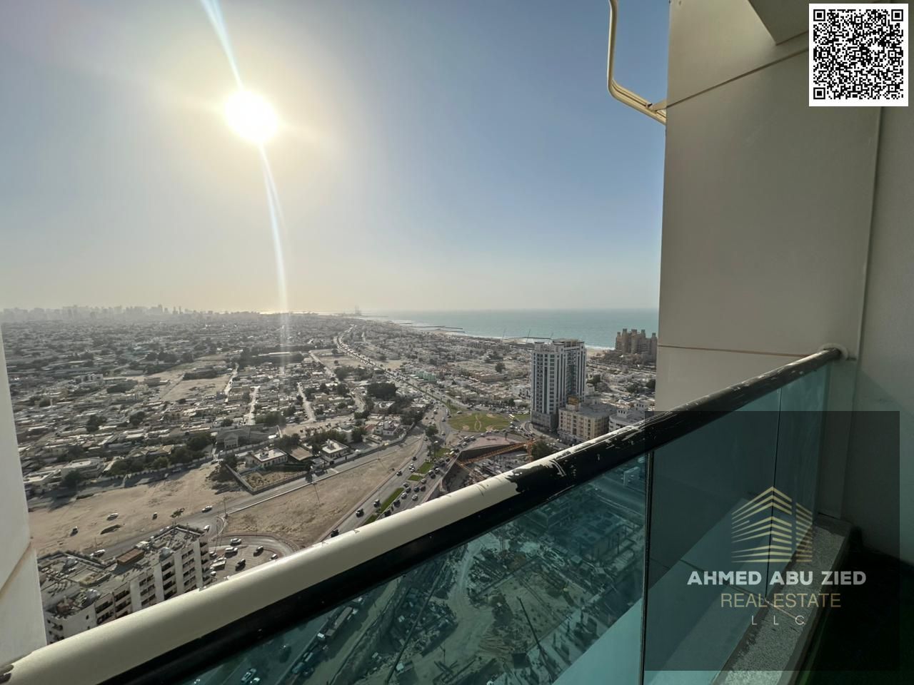 Ultra-luxury 3 master BR hall apartment for rent in Al Rashidiya 3. Maid room, wardrobes, sea-view balcony, parking, garden, gym, mosque.