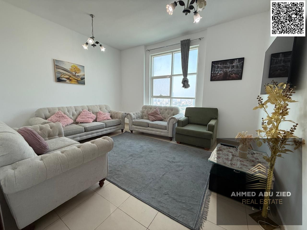 For sale in a prime location: 2BR apartment with living room, up to 1200 sq ft, in Al Naeemia 3, Ajman.