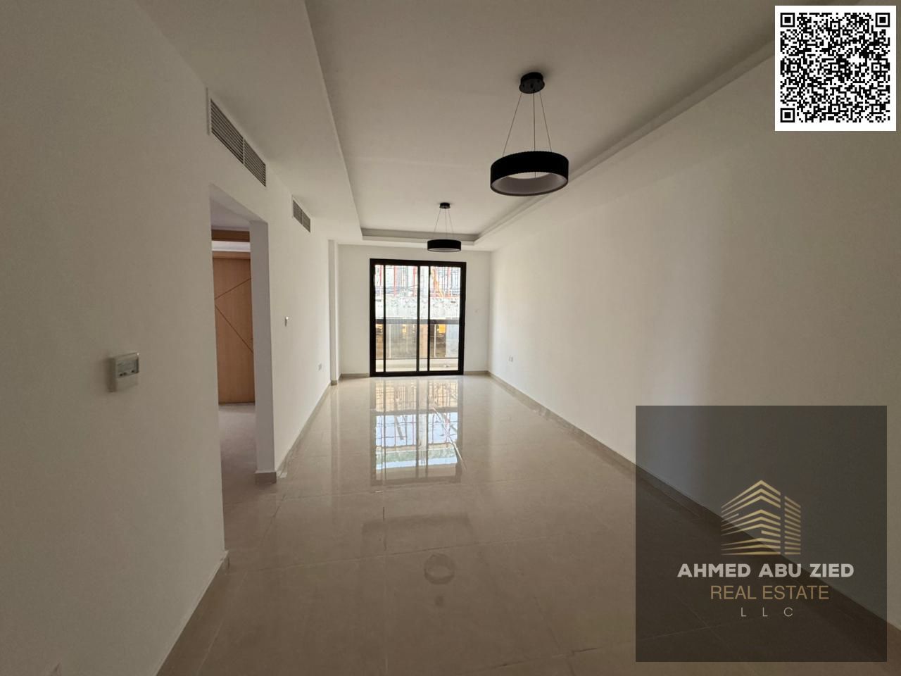 New building, first tenant in Al Jurf 3.2BR apartments with balcony, master rooms, fitted kitchen, prime Dubai exit, free month.