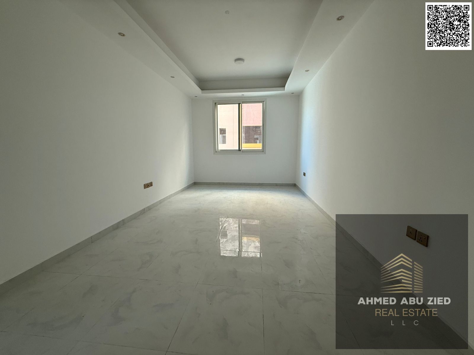 Largest 2BR annual rent in Al Muwahehat 3, balcony open view, master rooms, 3 baths, equipped kitchen, prime Dubai exit, 1 month free