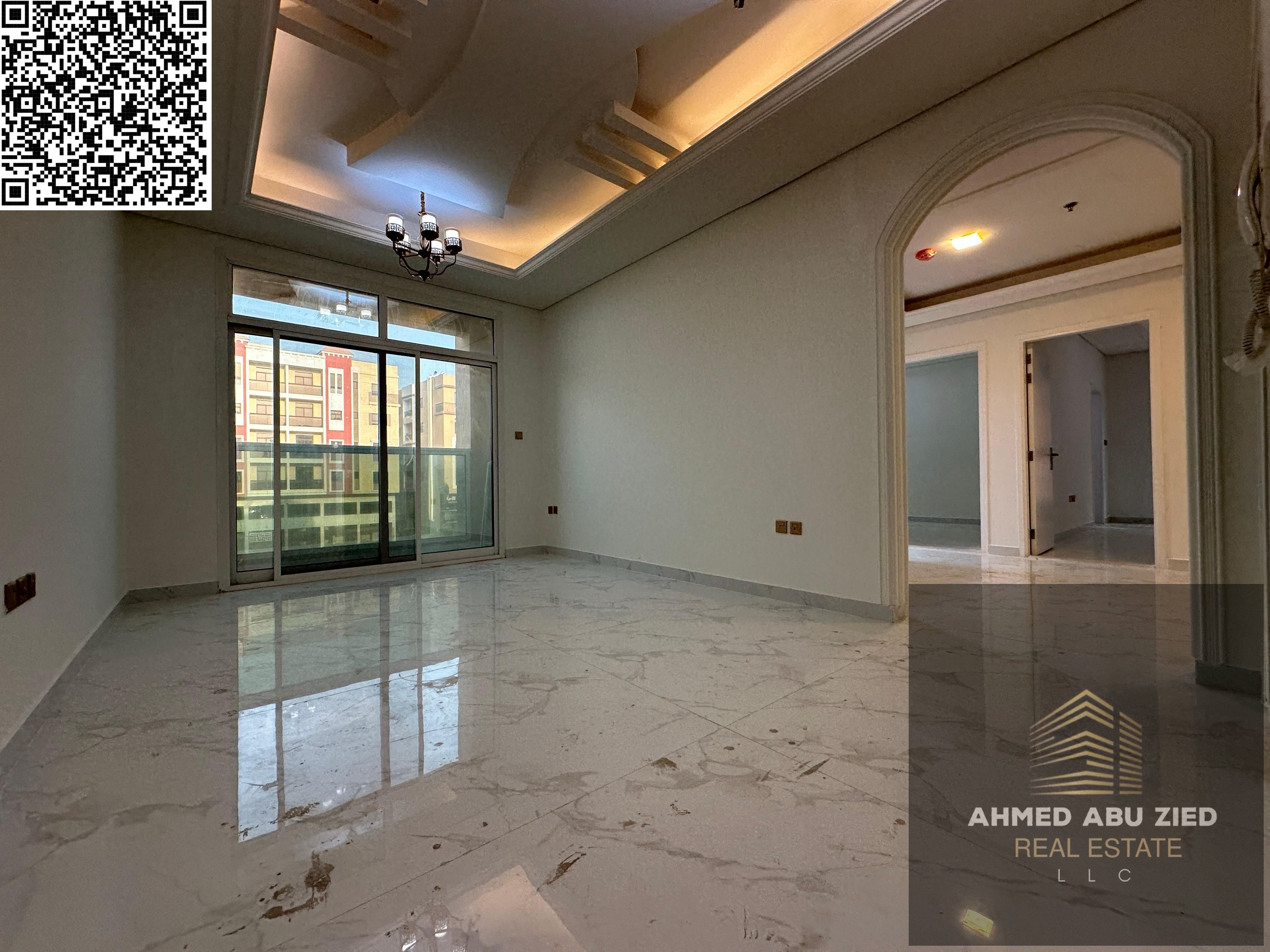 Luxury three-bedroom apartment with a living room available for annual rent - New building - Second tenant - 3 bedrooms - 2 master bedrooms - 3 bathro