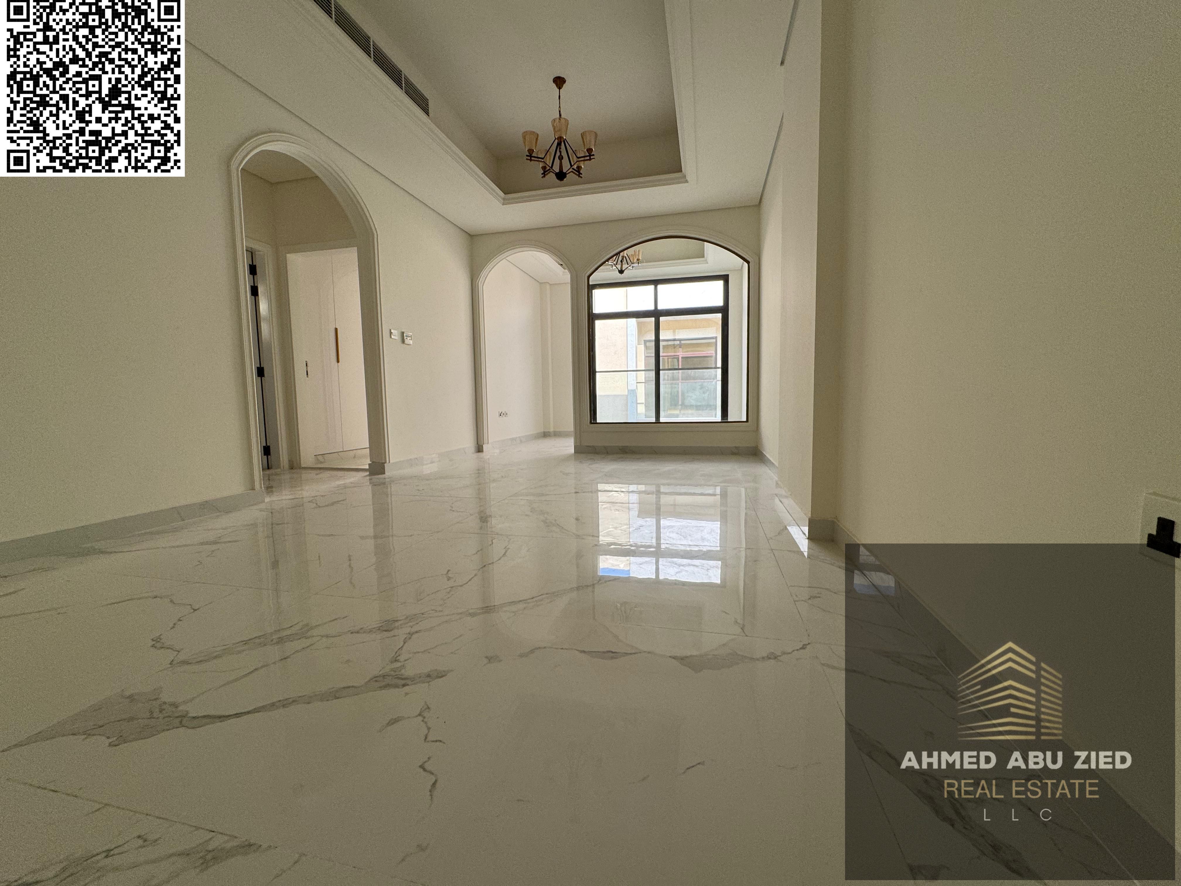 Luxury and beautiful one-bedroom apartment for annual rent | Brand new building | First occupant | Master bedroom | 2 bathrooms | Living room | Majlis