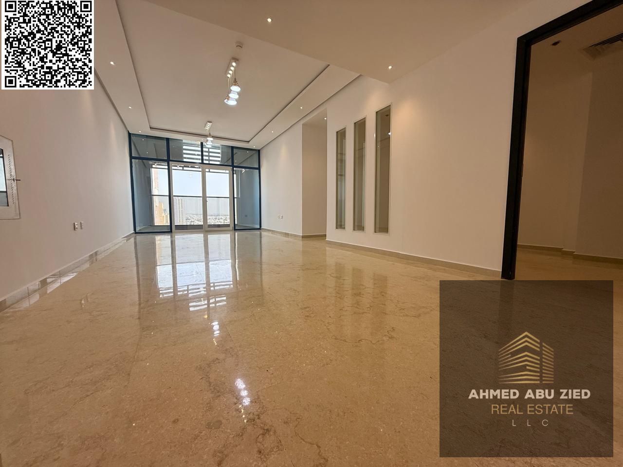 Luxury 2BR + living & maid’s room, balcony, central AC, modern & spacious. Prime location, easy access to Sharjah & Dubai.
