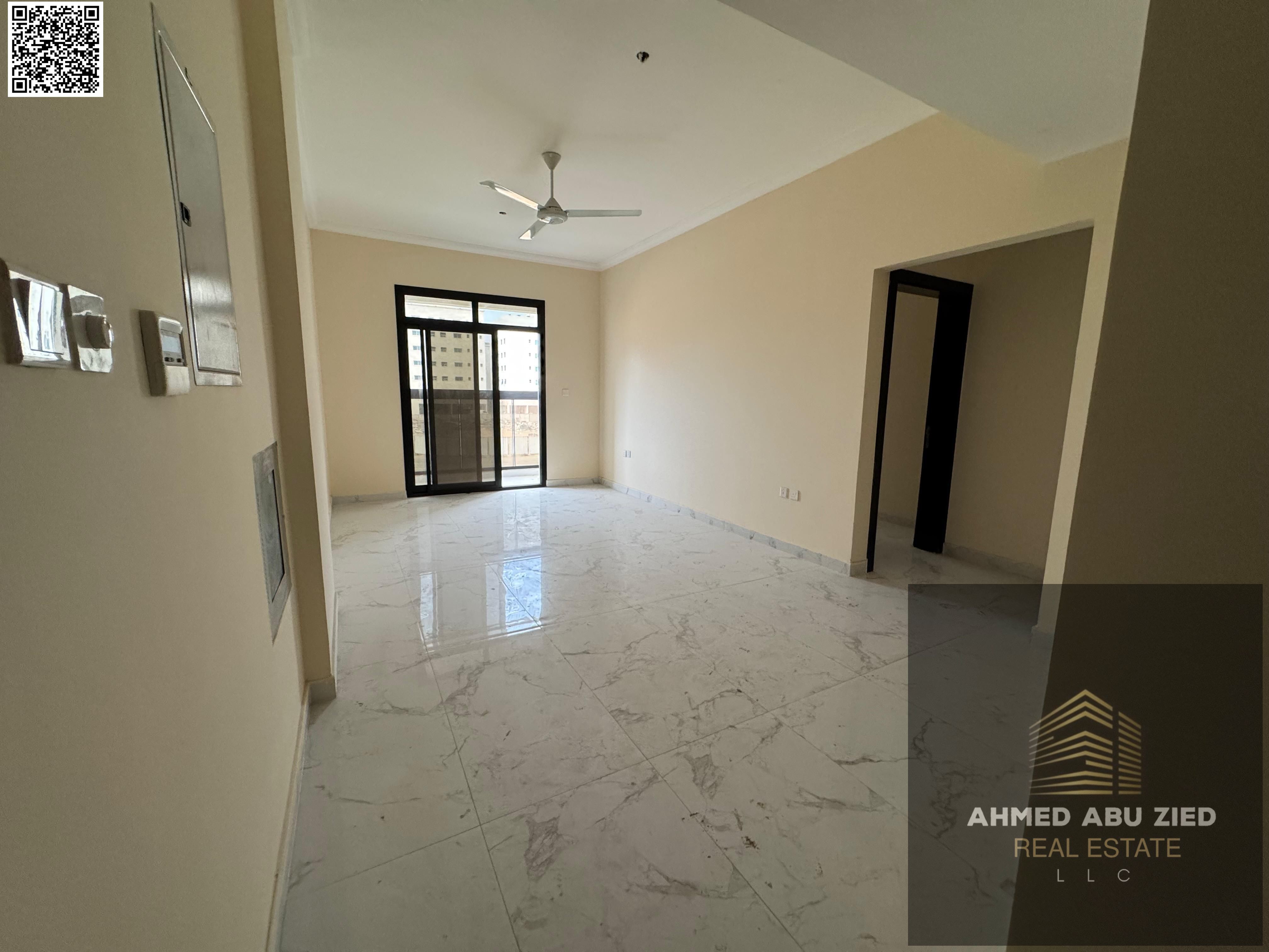 Brand new apartment in Ajman, Al Jurf 3 – Luxurious two-bedroom apartment with a super deluxe finish. Two bedrooms, spacious living room, three bathro