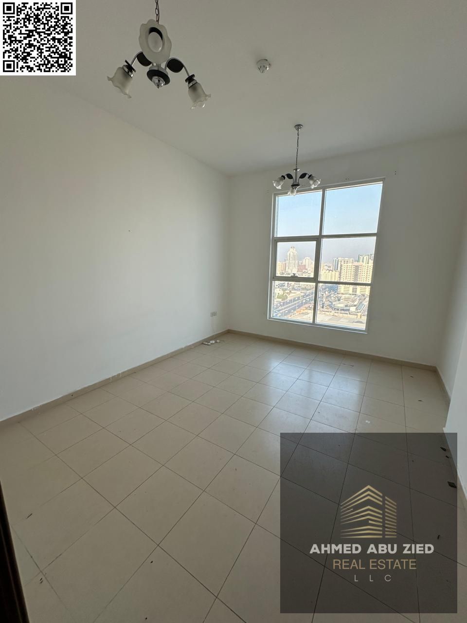 Two-bedroom apartment with 2 bathrooms for annual rent in Ajman, City Towers, opposite Grand Mall, next to Al Safir Mall, and next to Al Dana Mall. A
