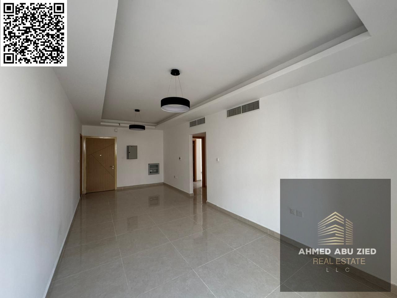 First occupancy | One month free | Two master bedrooms | Living room | Three bathrooms | Open view | Fully equipped kitchen | Balcony | Spacious areas