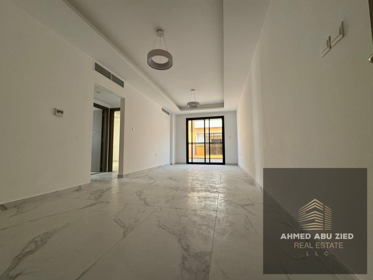 One month free | Two master bedrooms and a living room | Two bathrooms | Open view | Fully equipped kitchen | Balcony | Spacious areas | Deluxe finish