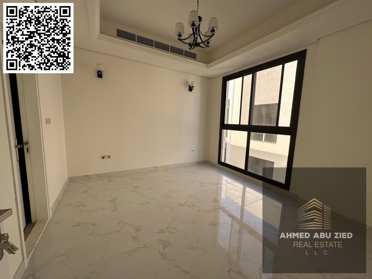 First occupancy with one month free, access to a swimming pool, a luxurious 3-bedroom apartment with a living room, majlis (formal sitting room), 3 ba