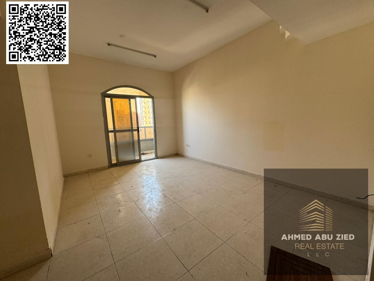 The most elegant and beautiful two-bedroom apartment with a living room, two bathrooms, central air conditioning, a balcony with an open view, high-en